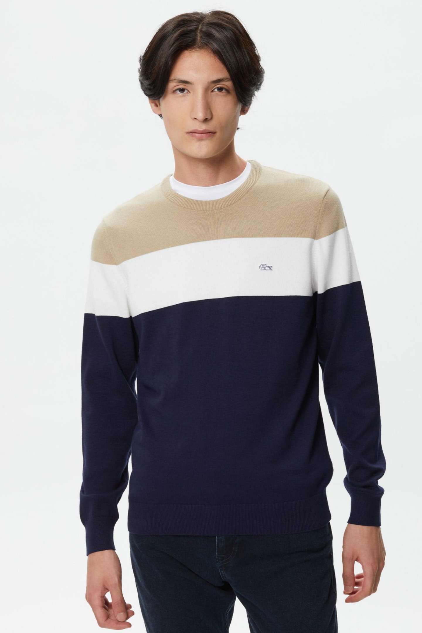 Мужской синий свитер Синий M-L Lacoste AH215757C Мужской синий свитер Синий M-L Lacoste AH215757C