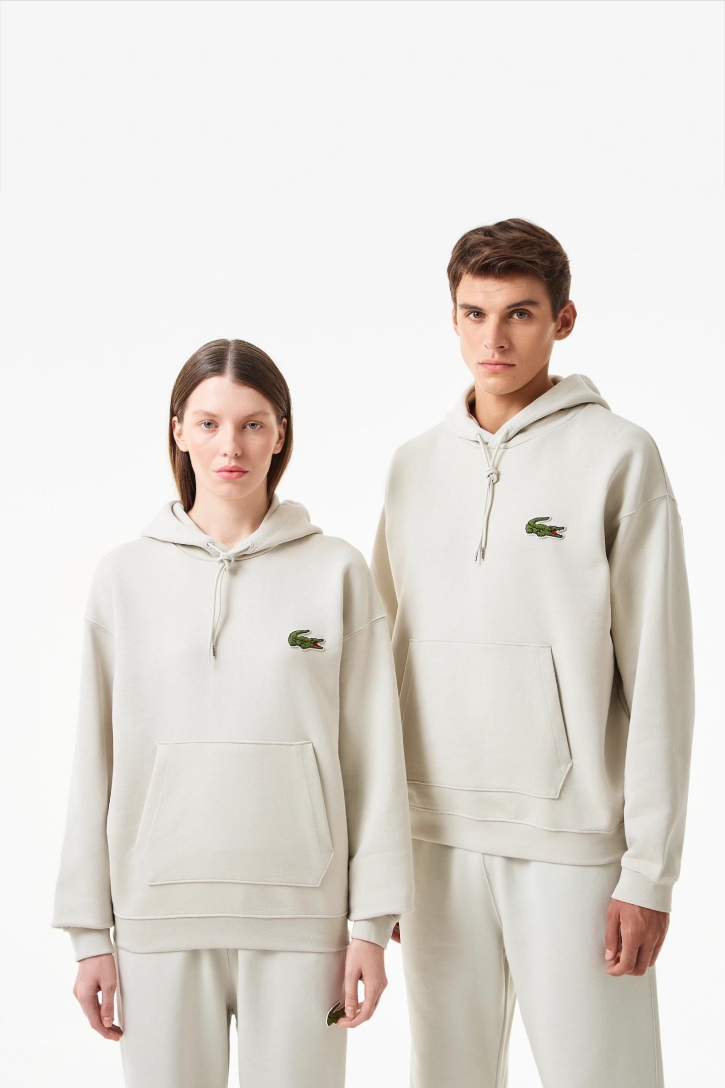 Бежевая толстовка Бежевый XL Lacoste SH2754BUQ Бежевая толстовка Бежевый XL Lacoste SH2754BUQ