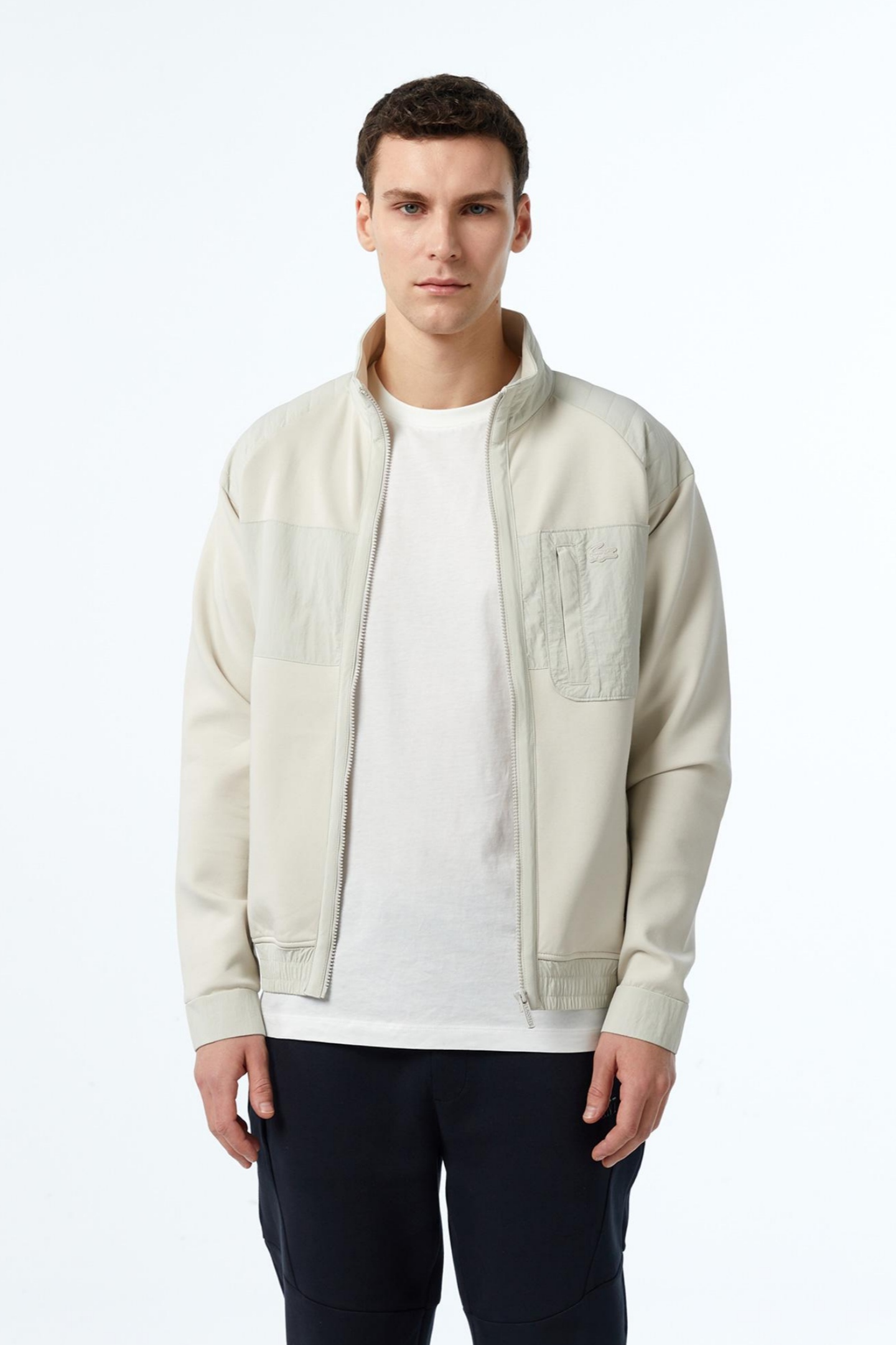 Мужская белая толстовка Белый XS Lacoste SH2511BUQ Мужская белая толстовка Белый XS Lacoste SH2511BUQ