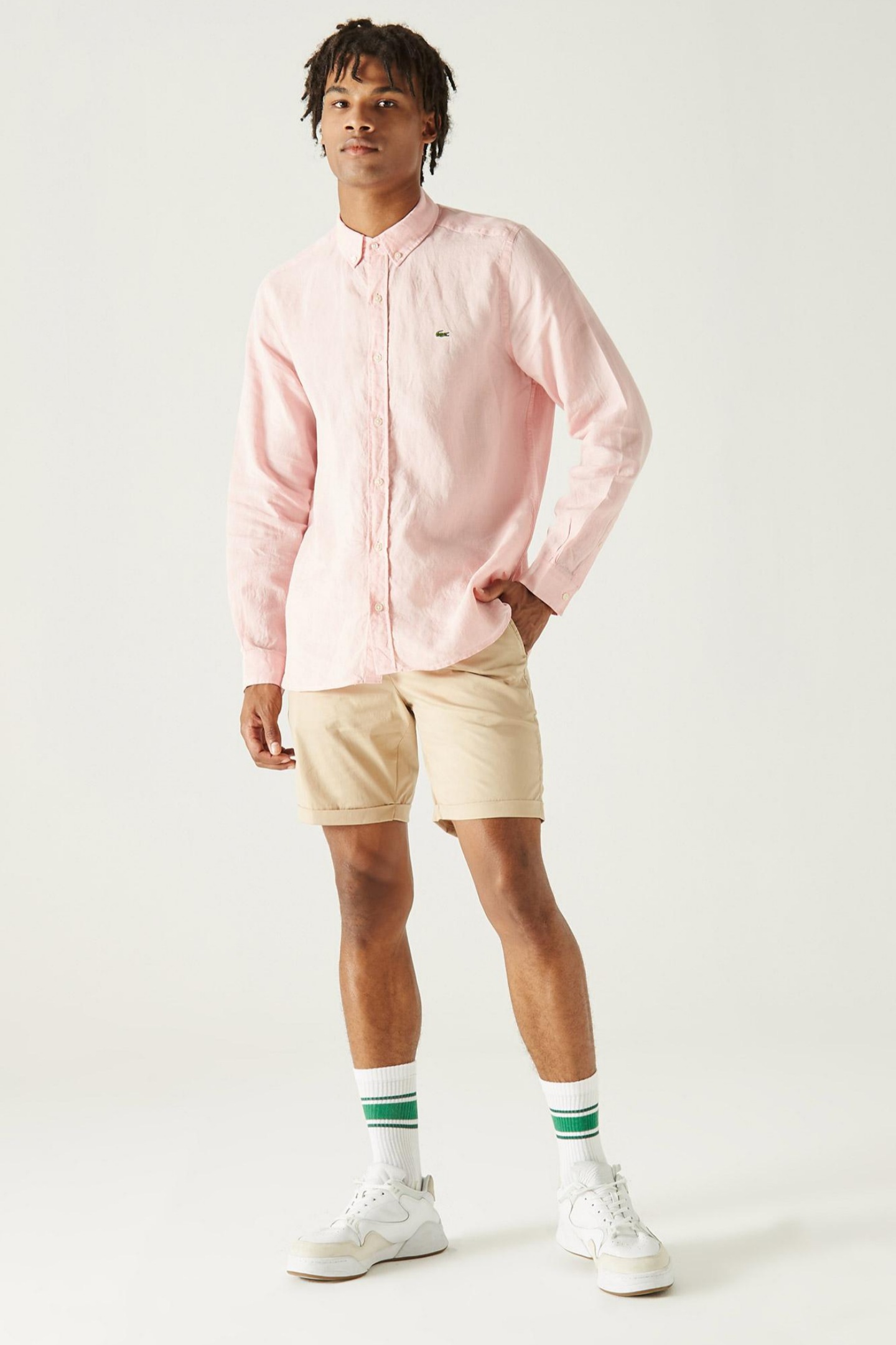 Мужские бежевые шорты Бежевый 44 Lacoste FH091010A Мужские бежевые шорты Бежевый 44 Lacoste FH091010A