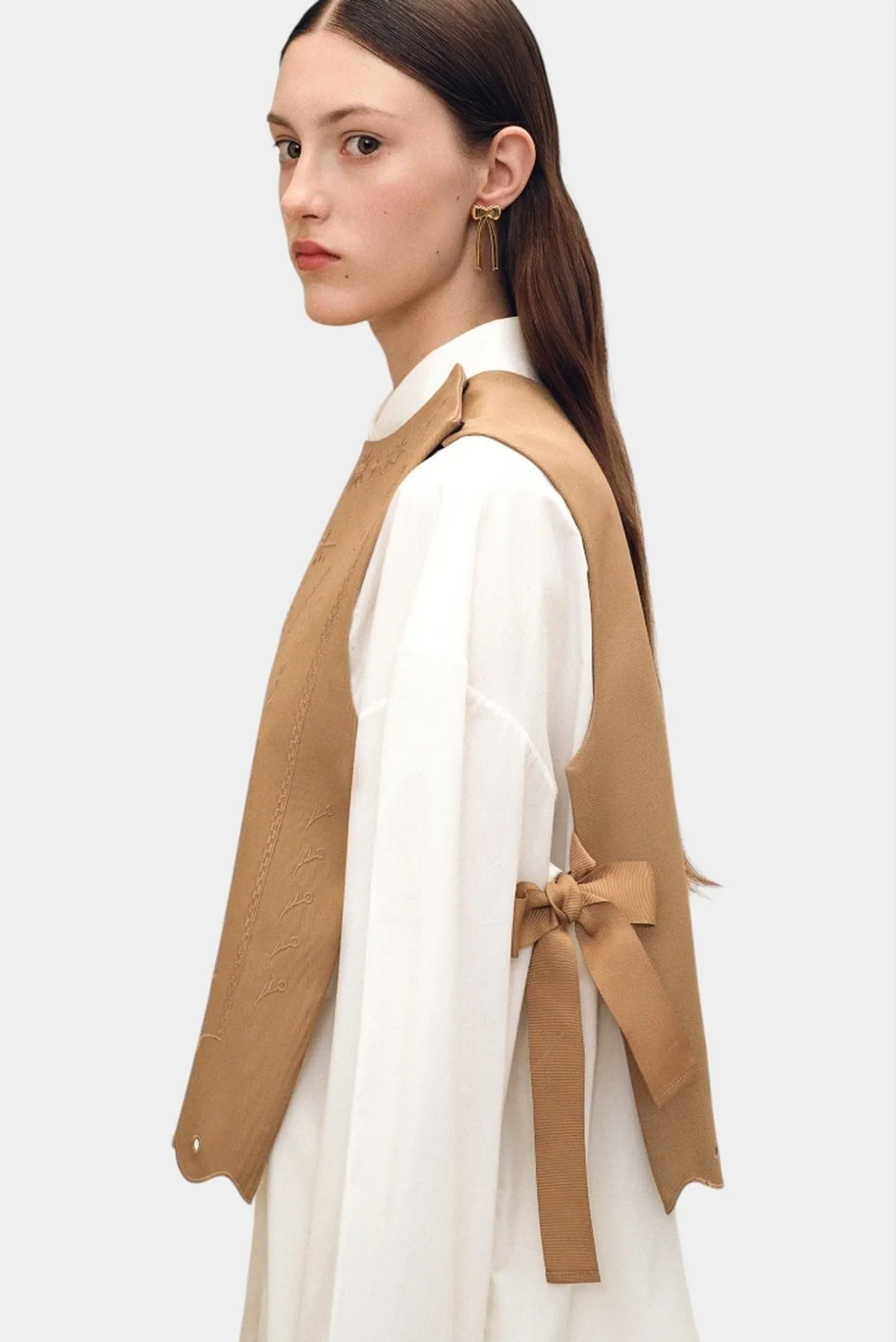 Женские позолоченные серьги 3