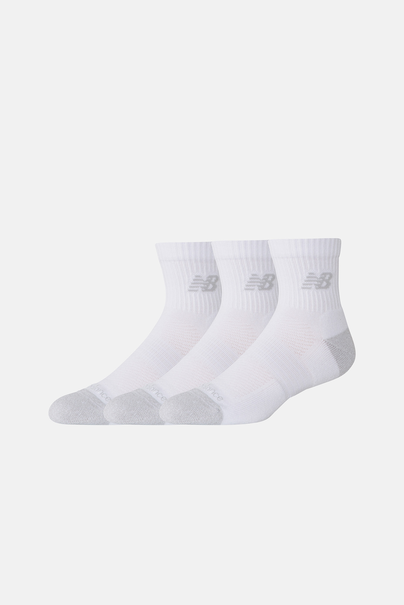 Белые носки Active Quarter (3 пары) Белый 35-38 New Balance LAS35204WT Белые носки Active Quarter (3 пары) Белый 35-38 New Balance LAS35204WT