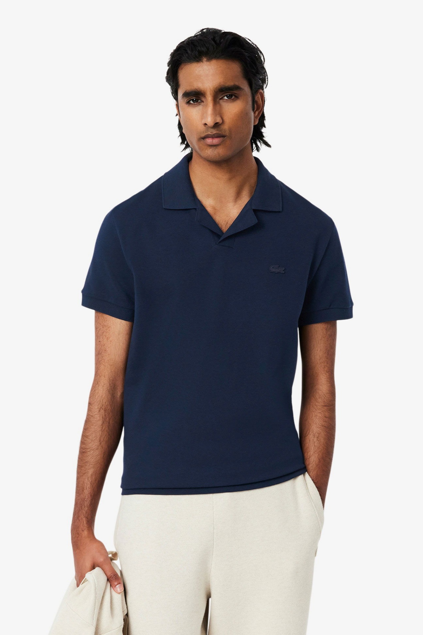 Мужское темно-синее поло Синий L-XL Lacoste PH0084166 Мужское темно-синее поло Синий L-XL Lacoste PH0084166