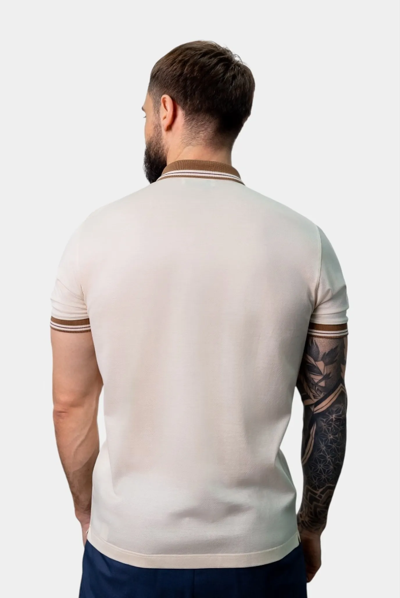 Чоловіче бежеве поло 2