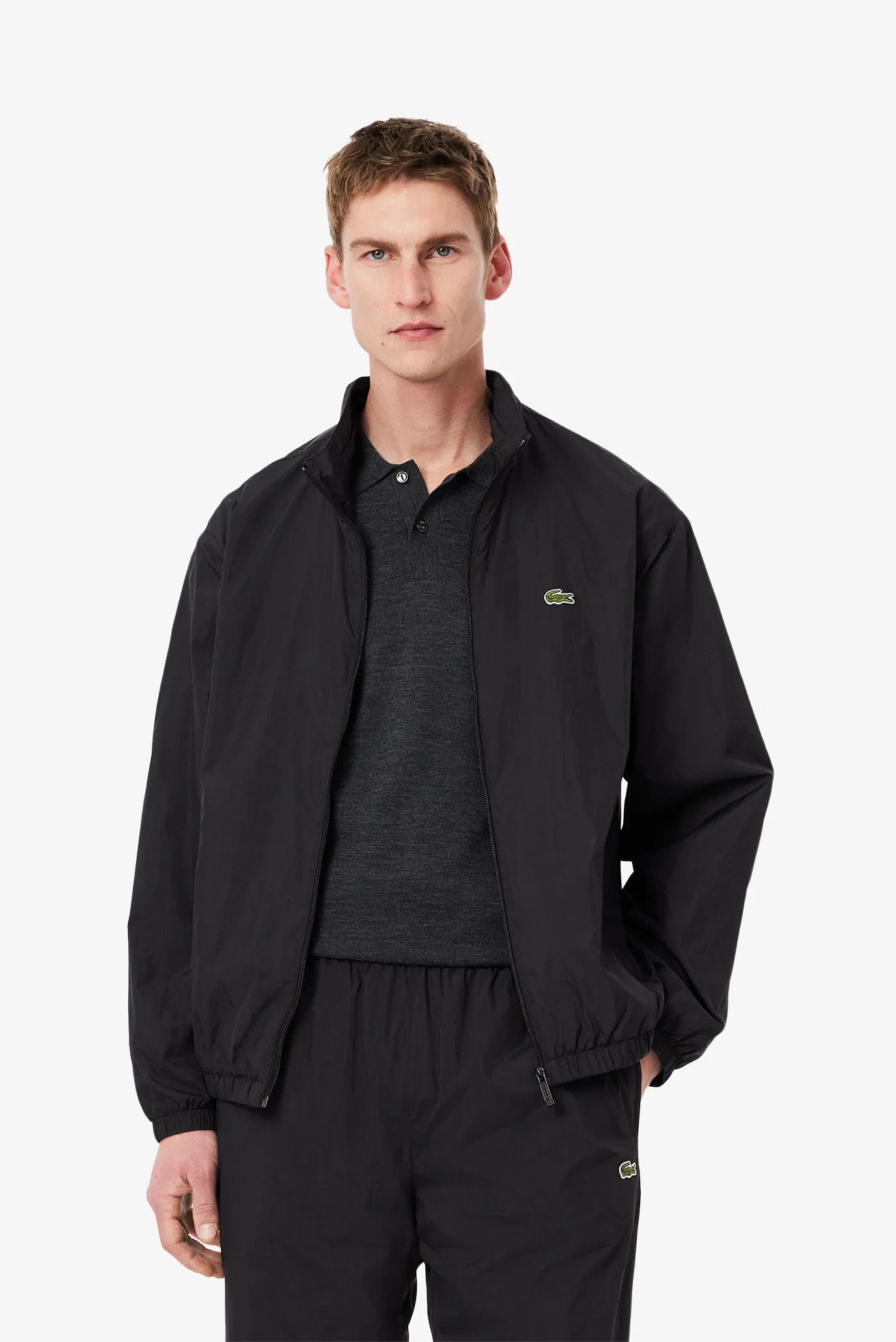 Мужская черная водонепроницаемая куртка Черный 52 Lacoste BH8901031 Мужская черная водонепроницаемая куртка Черный 52 Lacoste BH8901031