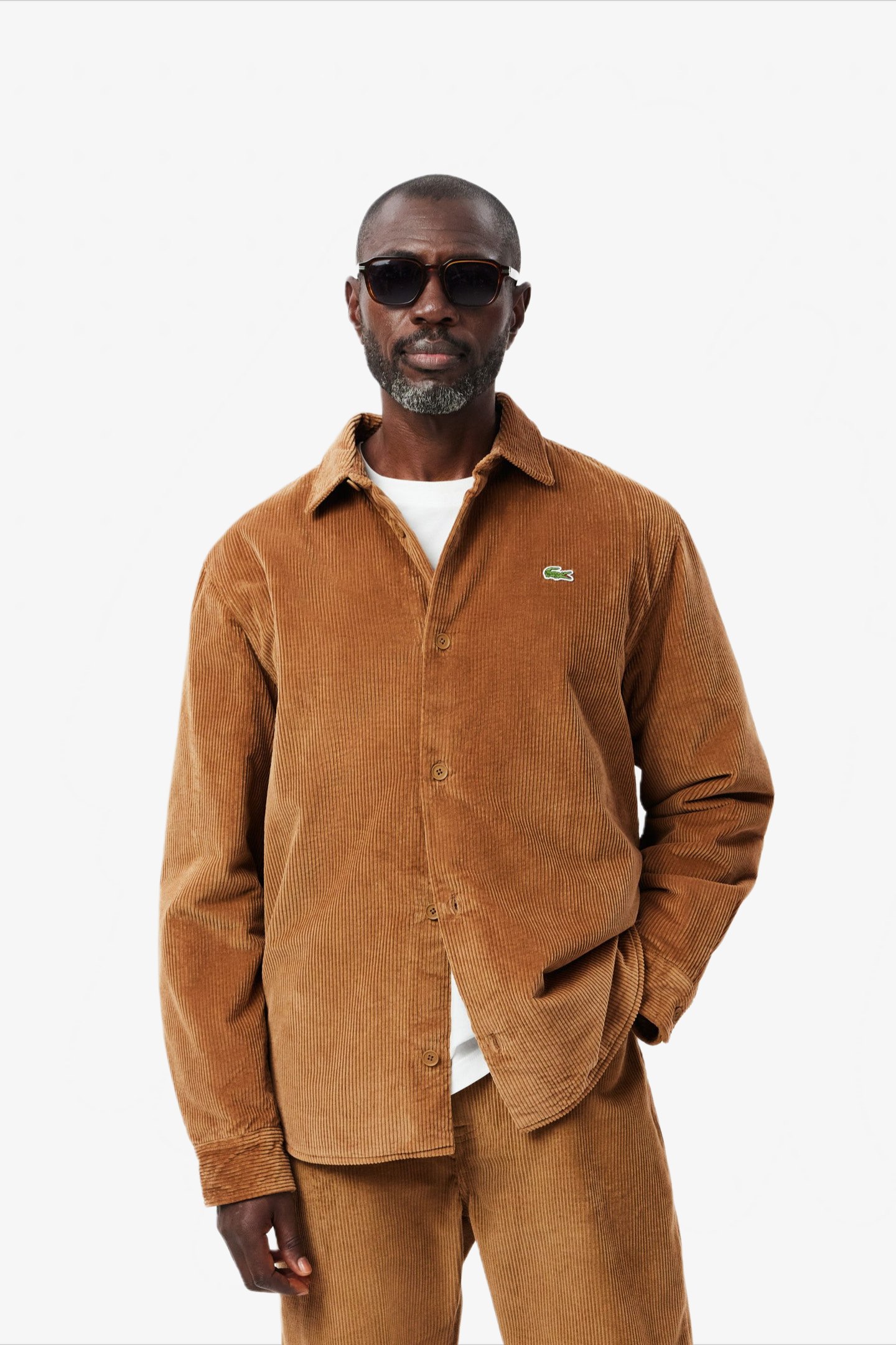 Мужская коричневая рубашка Коричневый 45 Lacoste CH3512SIX Мужская коричневая рубашка Коричневый 45 Lacoste CH3512SIX