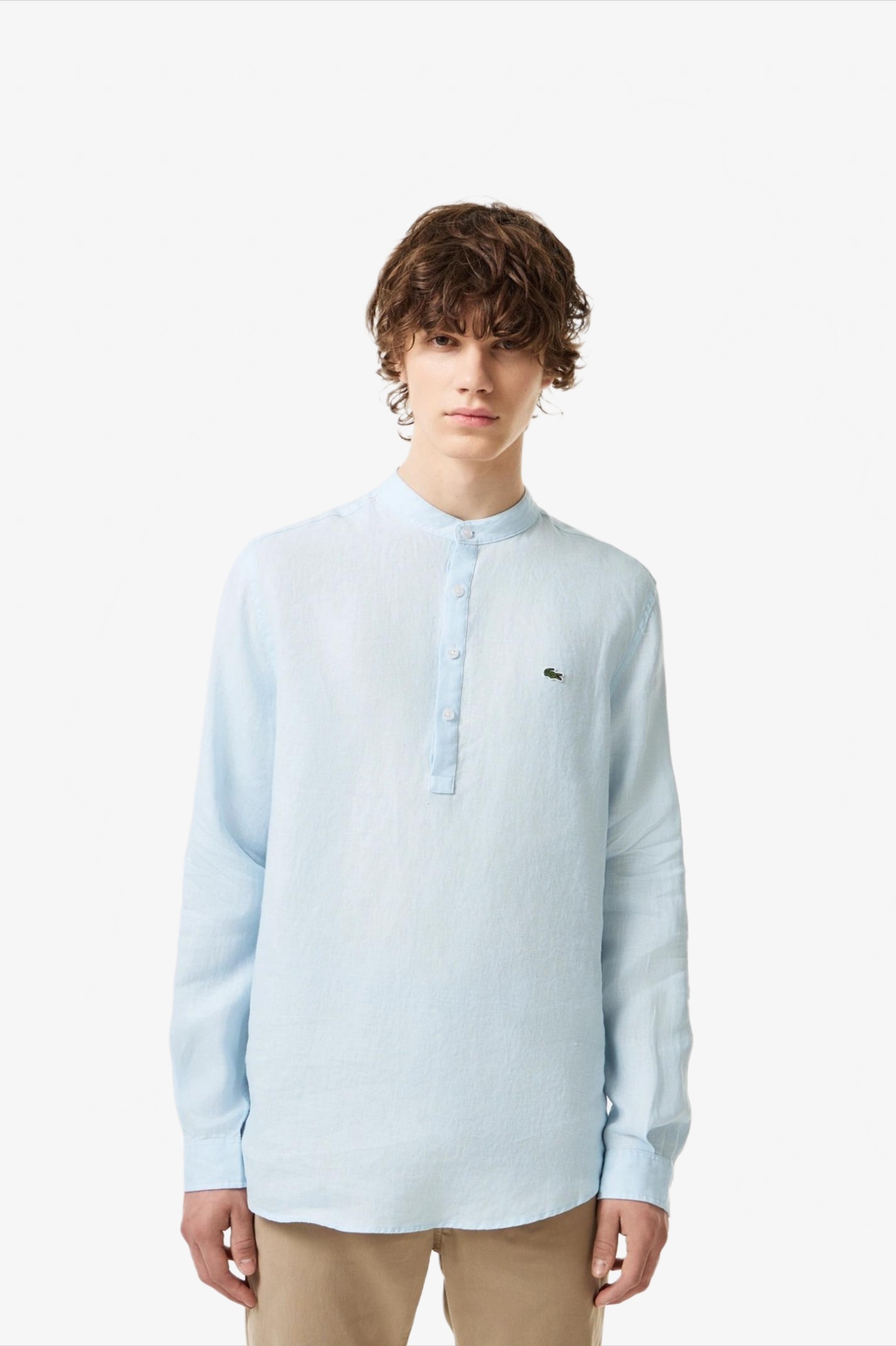 Мужская белая рубашка Белый 41 Lacoste CH049292M Мужская белая рубашка Белый 41 Lacoste CH049292M