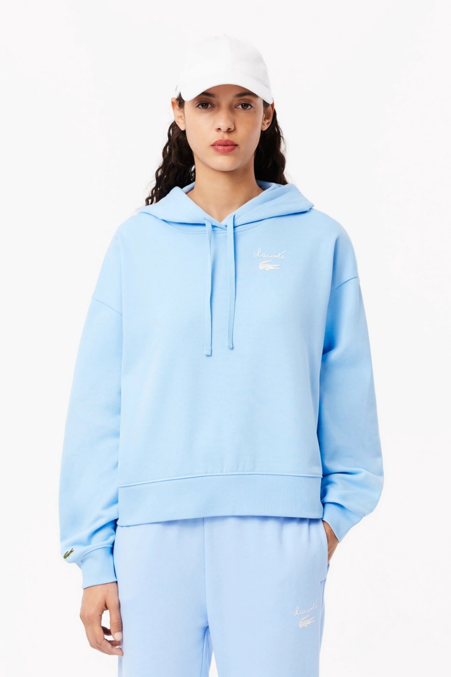 Женская голубая толстовка Голубой 34 Lacoste SF2649PHBP Женская голубая толстовка Голубой 34 Lacoste SF2649PHBP