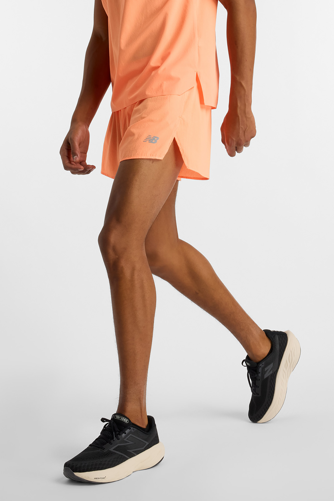 Мужские оранжевые шорты RC Ultra Light Split Short 3" Оранжевый S New Balance MS51283HMO Мужские оранжевые шорты RC Ultra Light Split Short 3" Оранжевый S New Balance MS51283HMO