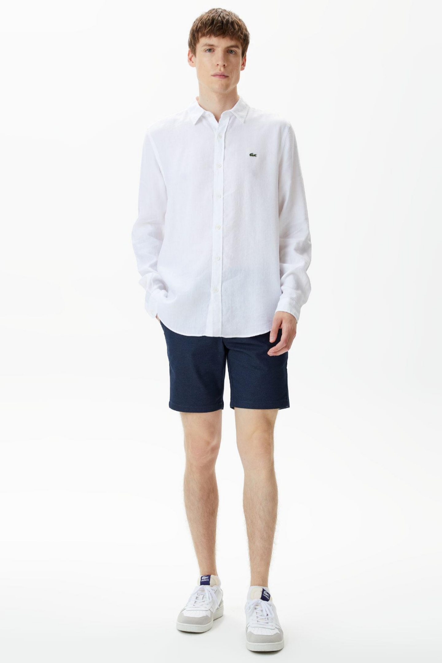 Мужские синие шорты Синий 40 Lacoste FH013030L Мужские синие шорты Синий 40 Lacoste FH013030L