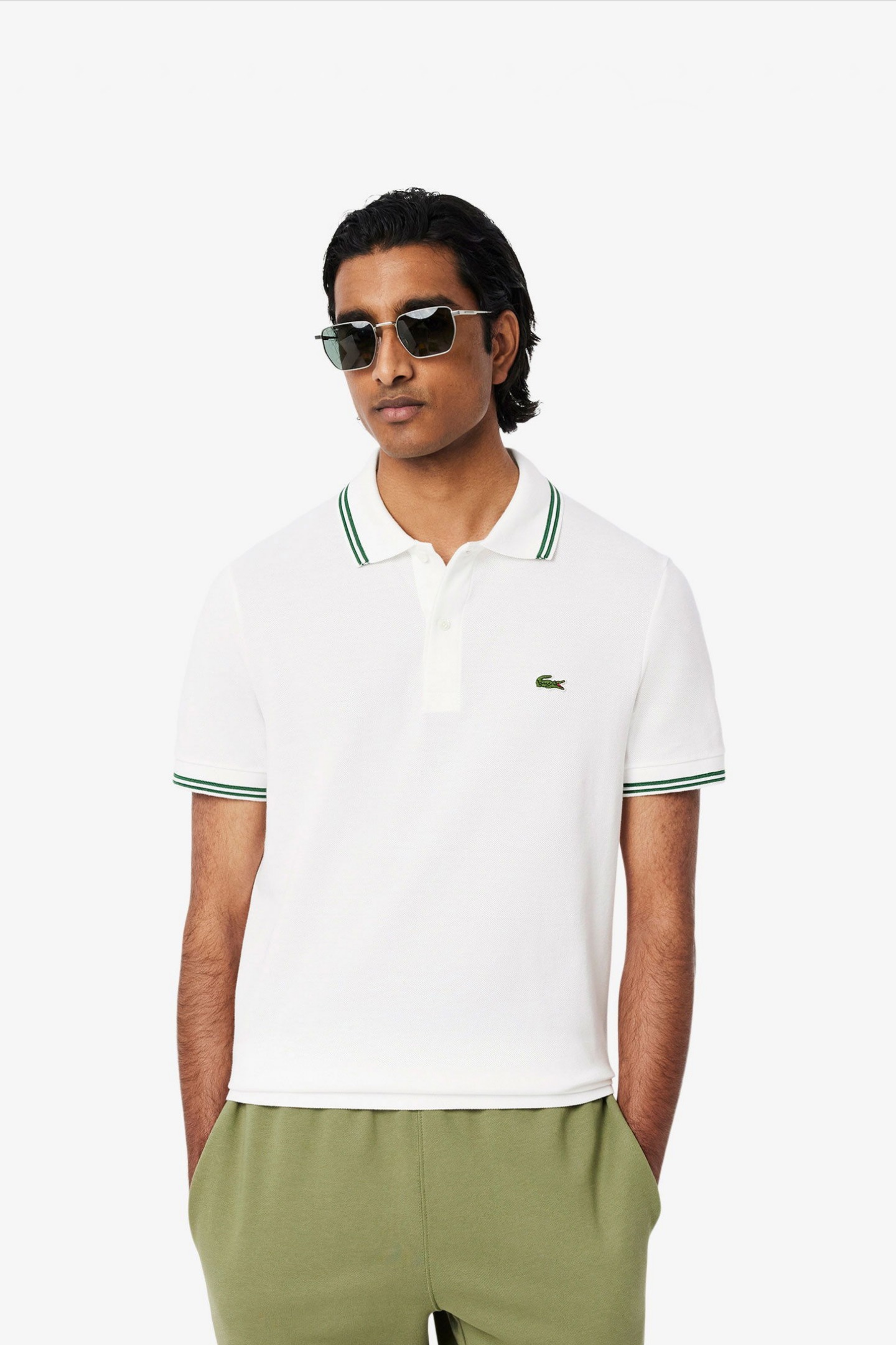 Мужское белое поло Белый XL Lacoste PH9875001 Мужское белое поло Белый XL Lacoste PH9875001