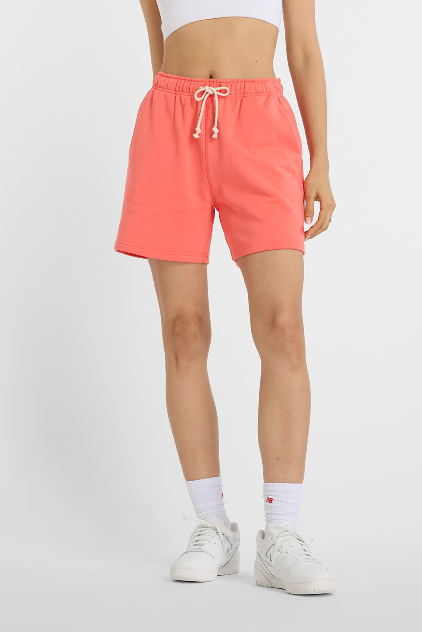 Женские коралловые шорты Athletics FT Коралловый 44 New Balance WS41508DTR Женские коралловые шорты Athletics FT Коралловый 44 New Balance WS41508DTR