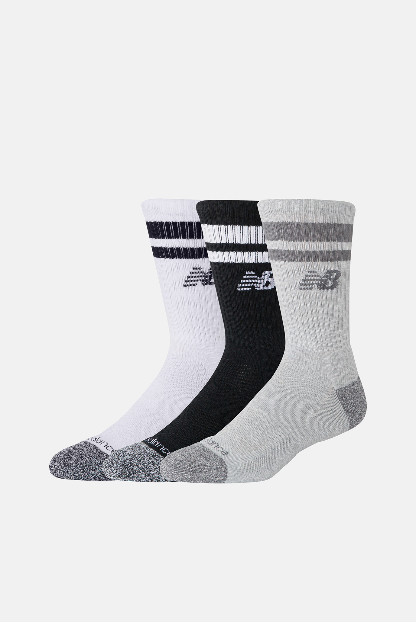 Носки Active Lifestyle Striped Crew Socks 3 Pack Разноцветный 39-42 New Balance LAS35210AS Носки Active Lifestyle Striped Crew Socks 3 Pack Разноцветный 39-42 New Balance LAS35210AS