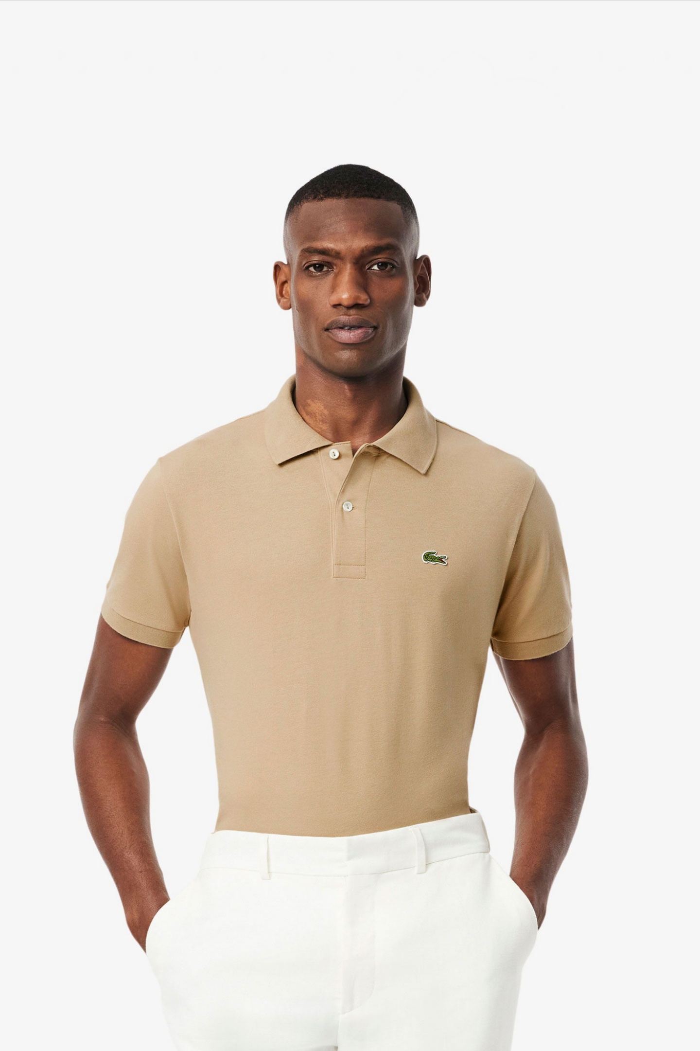 Мужское бежевое поло Бежевый L Lacoste PH985102S Мужское бежевое поло Бежевый L Lacoste PH985102S