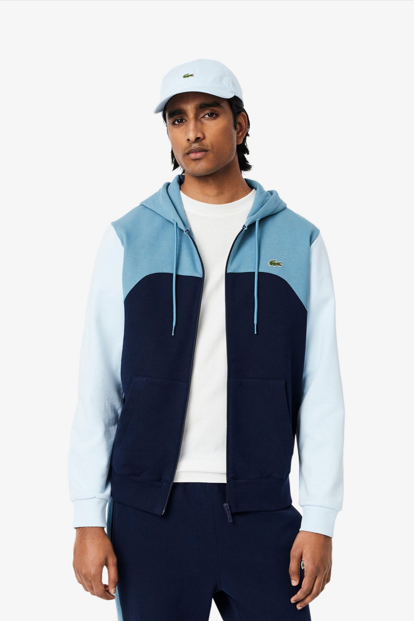Мужская голубая толстовка Голубой M Lacoste SH9539I0M Мужская голубая толстовка Голубой M Lacoste SH9539I0M