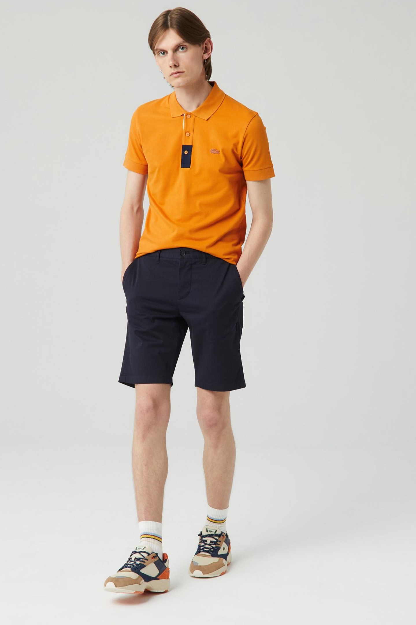 Мужские синие шорты Синий 40 Lacoste FH2647HDE Мужские синие шорты Синий 40 Lacoste FH2647HDE