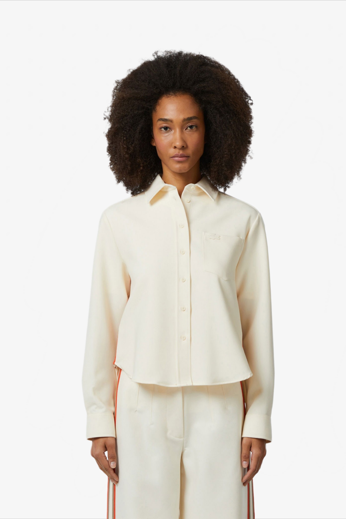 Женская бежевая рубашка Бежевый 40 Lacoste CF2503XFJ Женская бежевая рубашка Бежевый 40 Lacoste CF2503XFJ