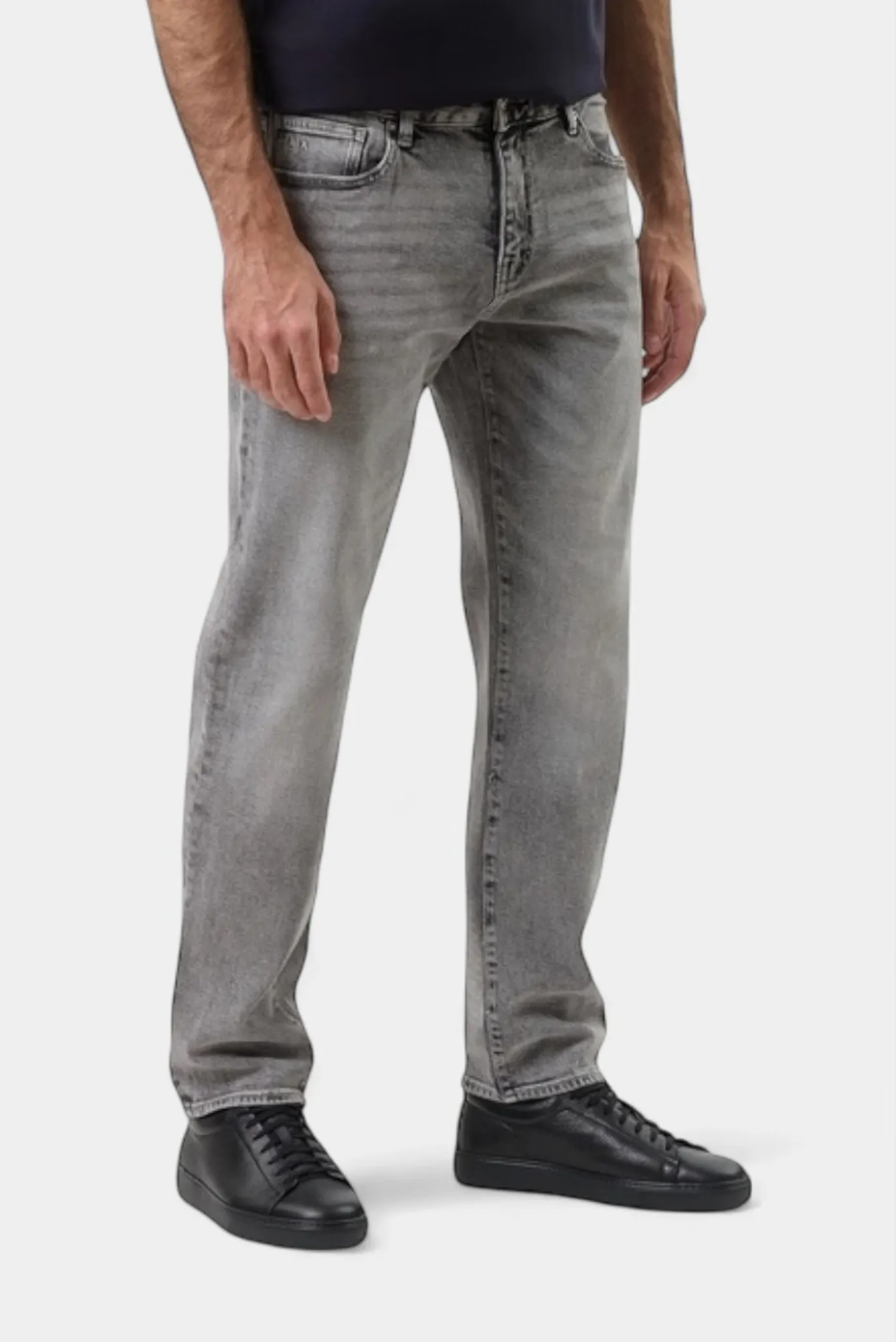 Мужские серые джинсы 4