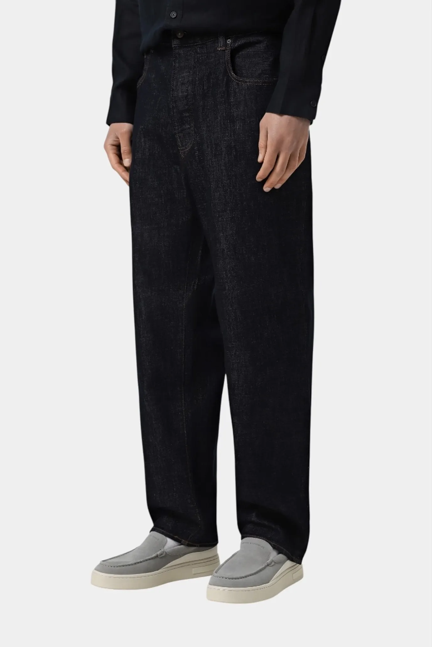 Мужские темно-синие джинсы 1