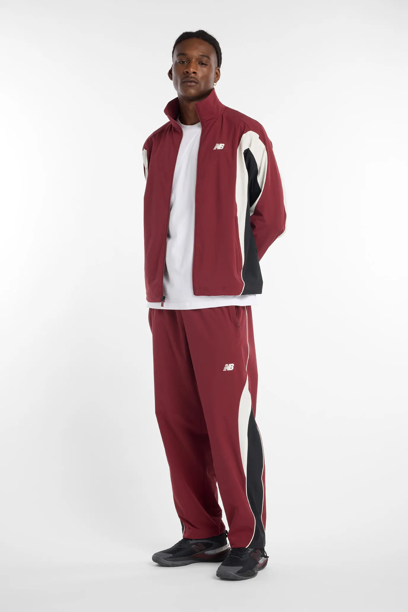 Чоловічі бордові спортивні штани In Game Woven Track Pan 2