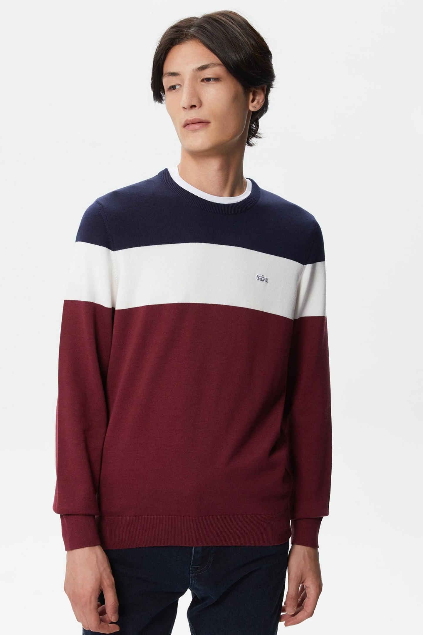 Мужской бордовый свитер Бордовый XS Lacoste AH215757L Мужской бордовый свитер Бордовый XS Lacoste AH215757L