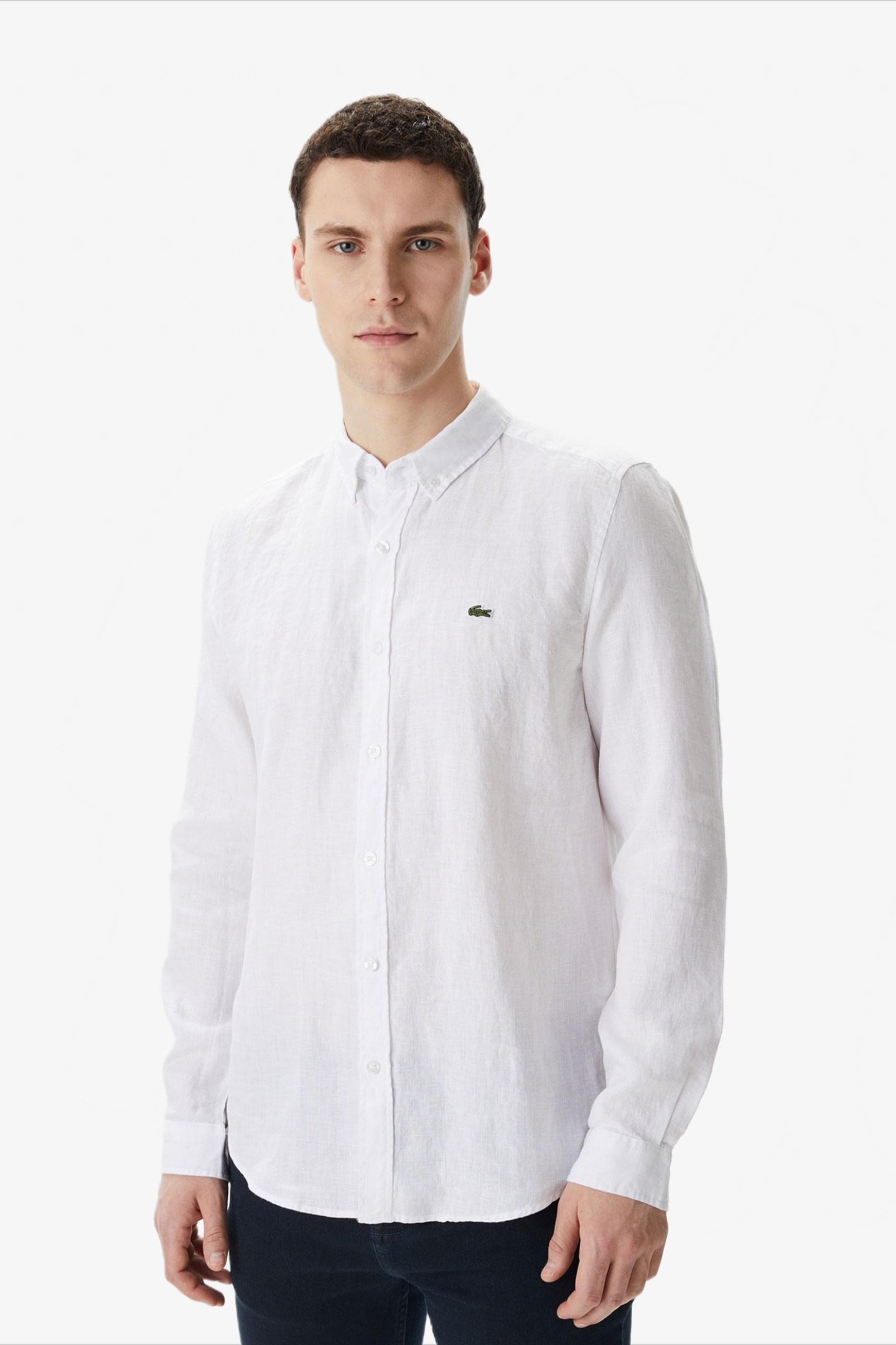 Мужская белая рубашка Белый 43 Lacoste CH0426L26B Мужская белая рубашка Белый 43 Lacoste CH0426L26B