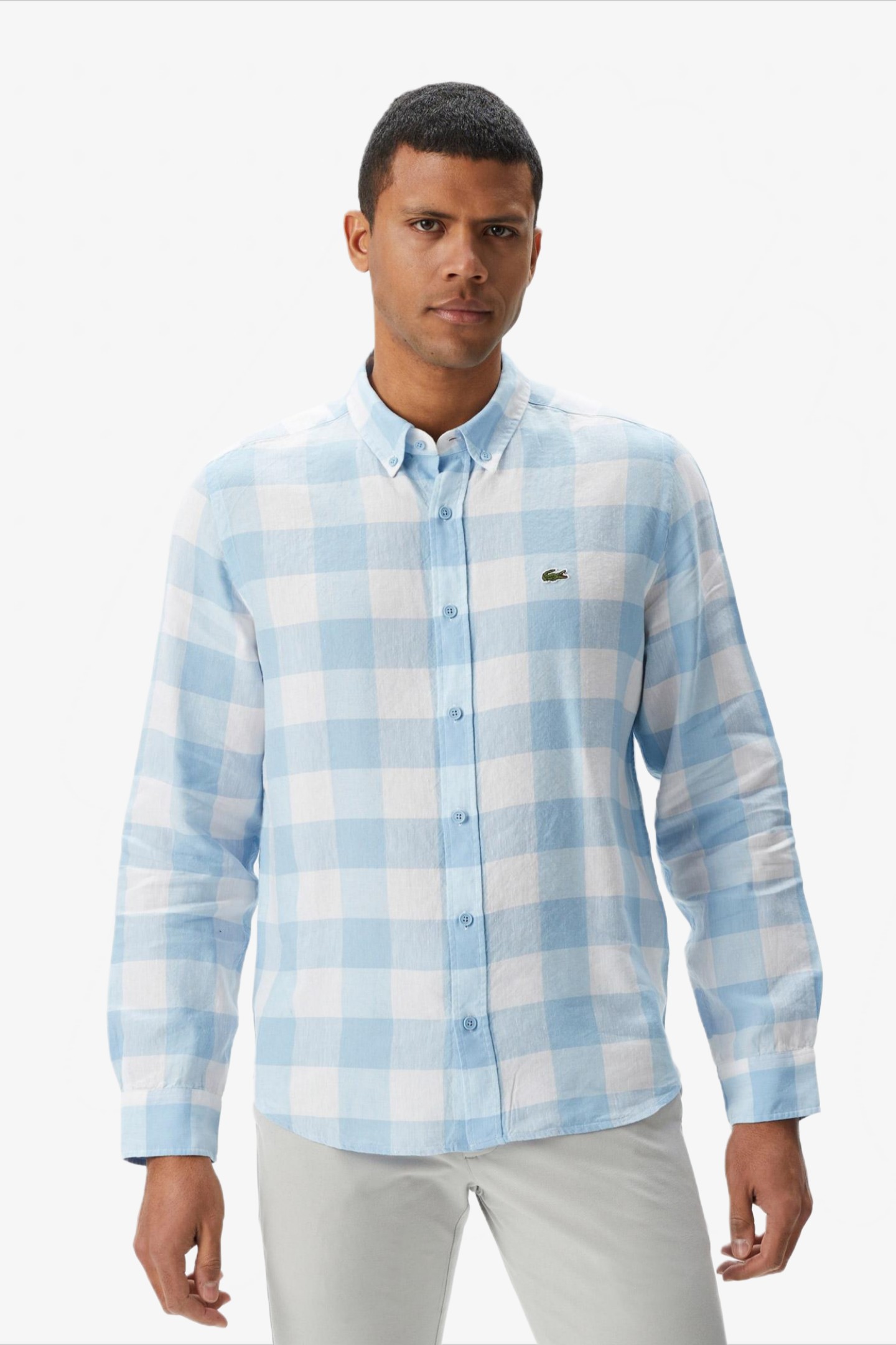 Мужская голубая рубашка Голубой 39 Lacoste CH044343M Мужская голубая рубашка Голубой 39 Lacoste CH044343M