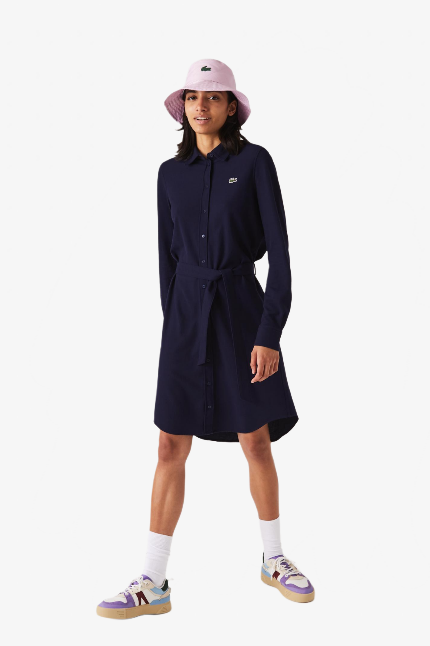 Женское черное платье Черный 40 Lacoste EF1270166 Женское черное платье Черный 40 Lacoste EF1270166