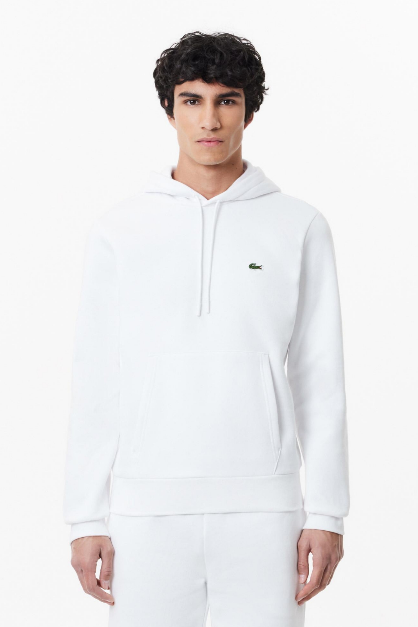 Мужская белая толстовка Белый S Lacoste SH9623001 Мужская белая толстовка Белый S Lacoste SH9623001