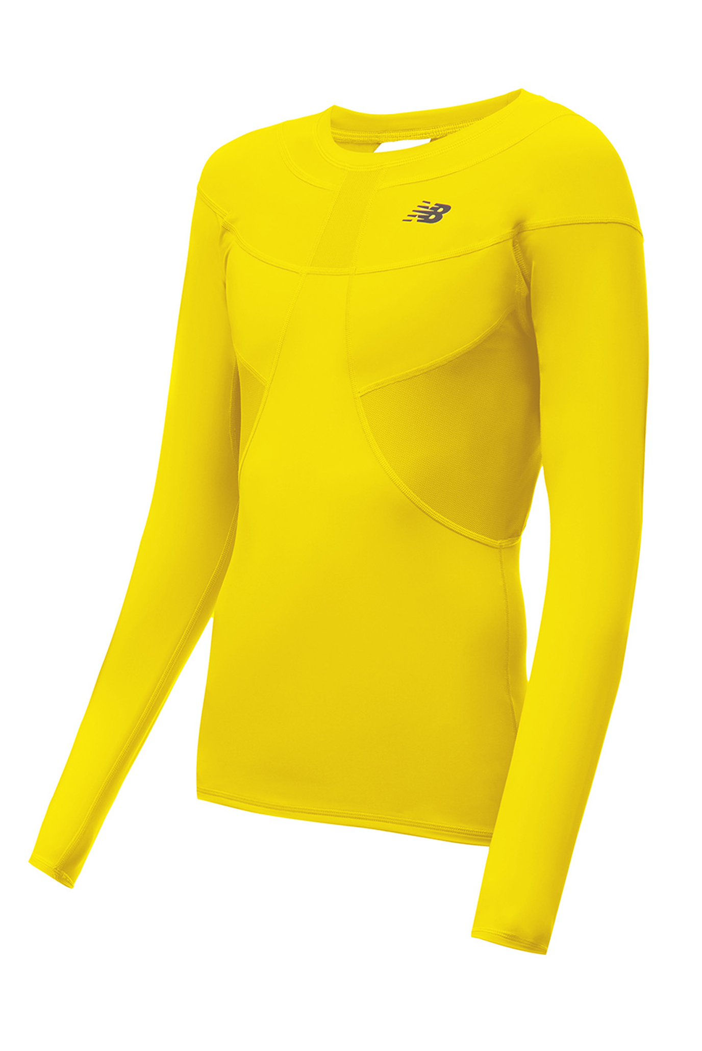 Мужской желтый лонгслив Compression Желтый M New Balance MT231756LMC Мужской желтый лонгслив Compression Желтый M New Balance MT231756LMC