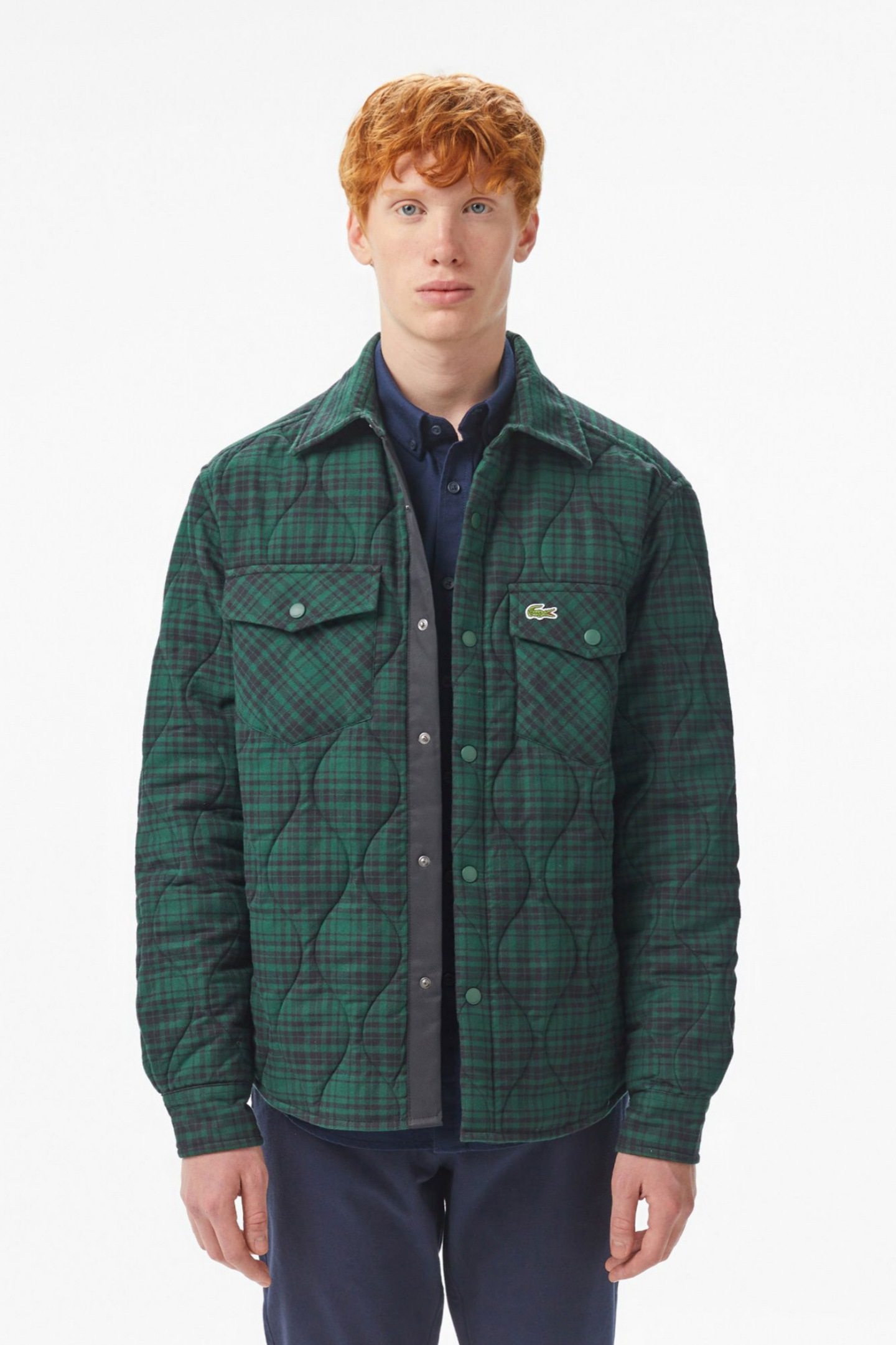 Мужская зеленая рубашка Зеленый 45 Lacoste CH2626132 Мужская зеленая рубашка Зеленый 45 Lacoste CH2626132