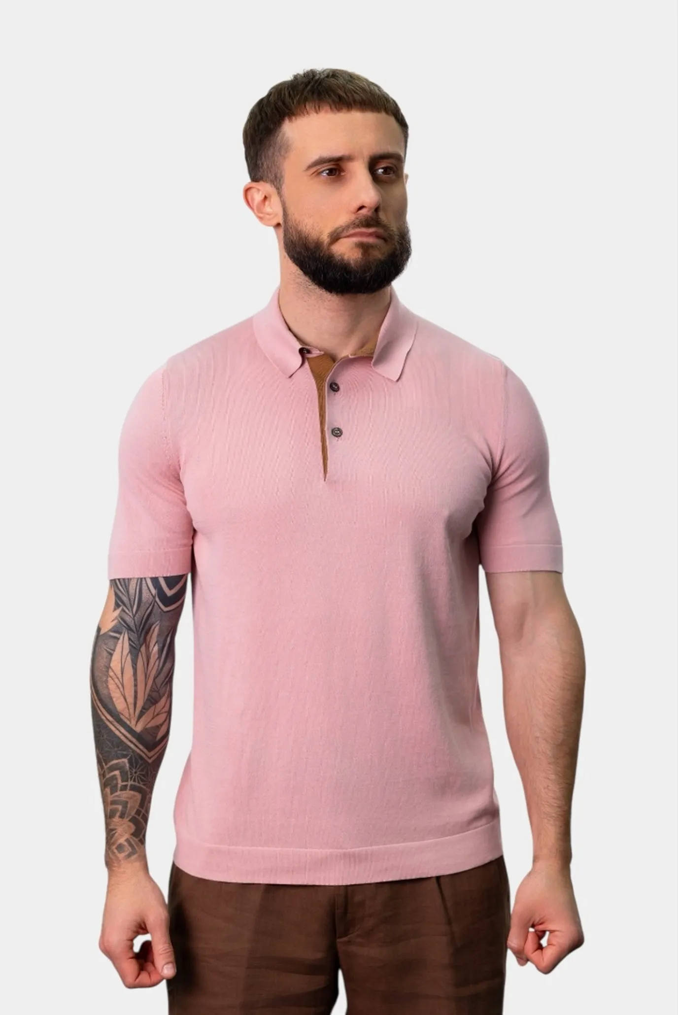Чоловіче рожеве поло 1