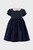 Детское синее платье TAFFETA SMOCKED