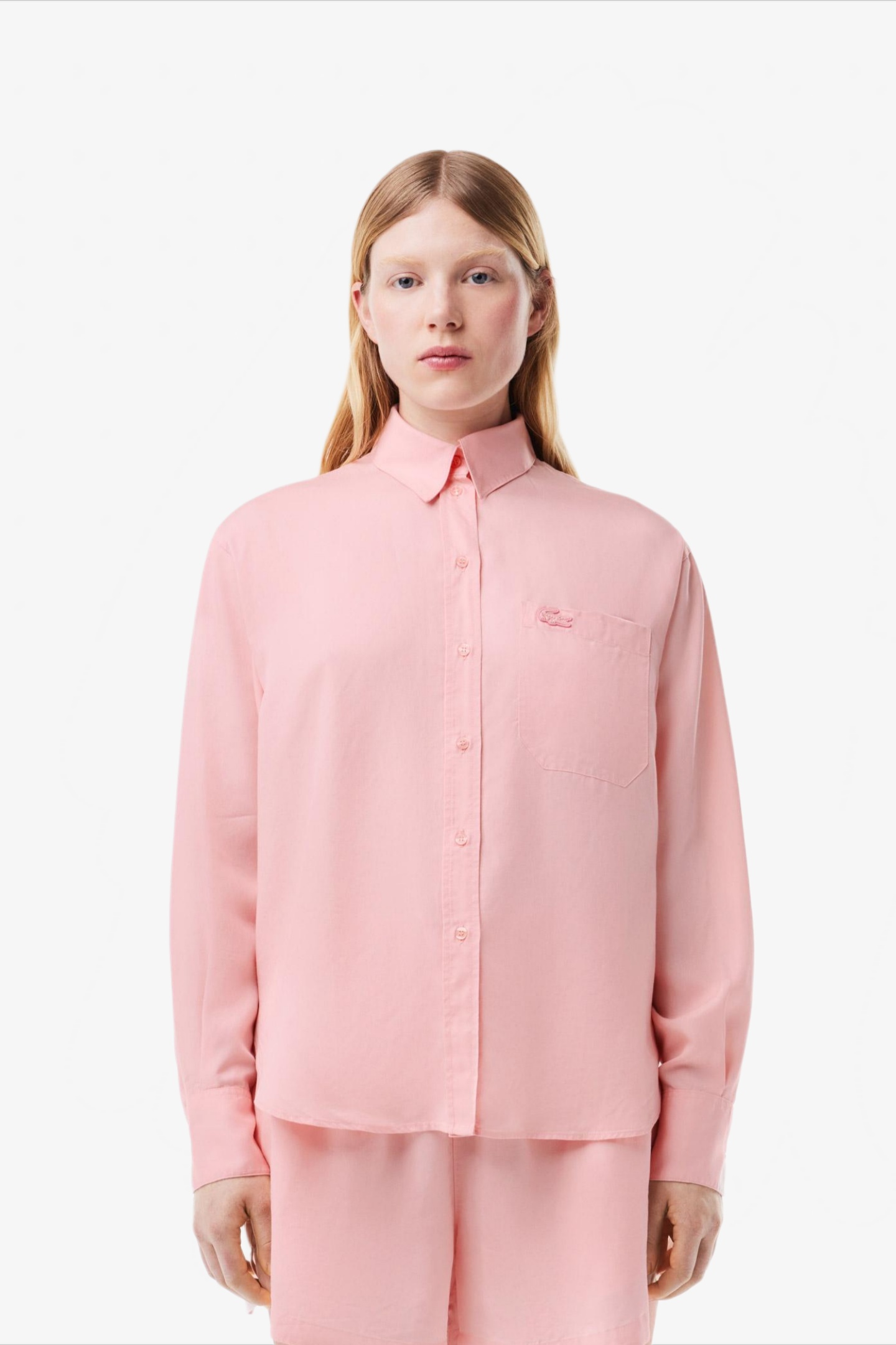 Женская розовая рубашка Розовый 40 Lacoste CF3404KF9 Женская розовая рубашка Розовый 40 Lacoste CF3404KF9
