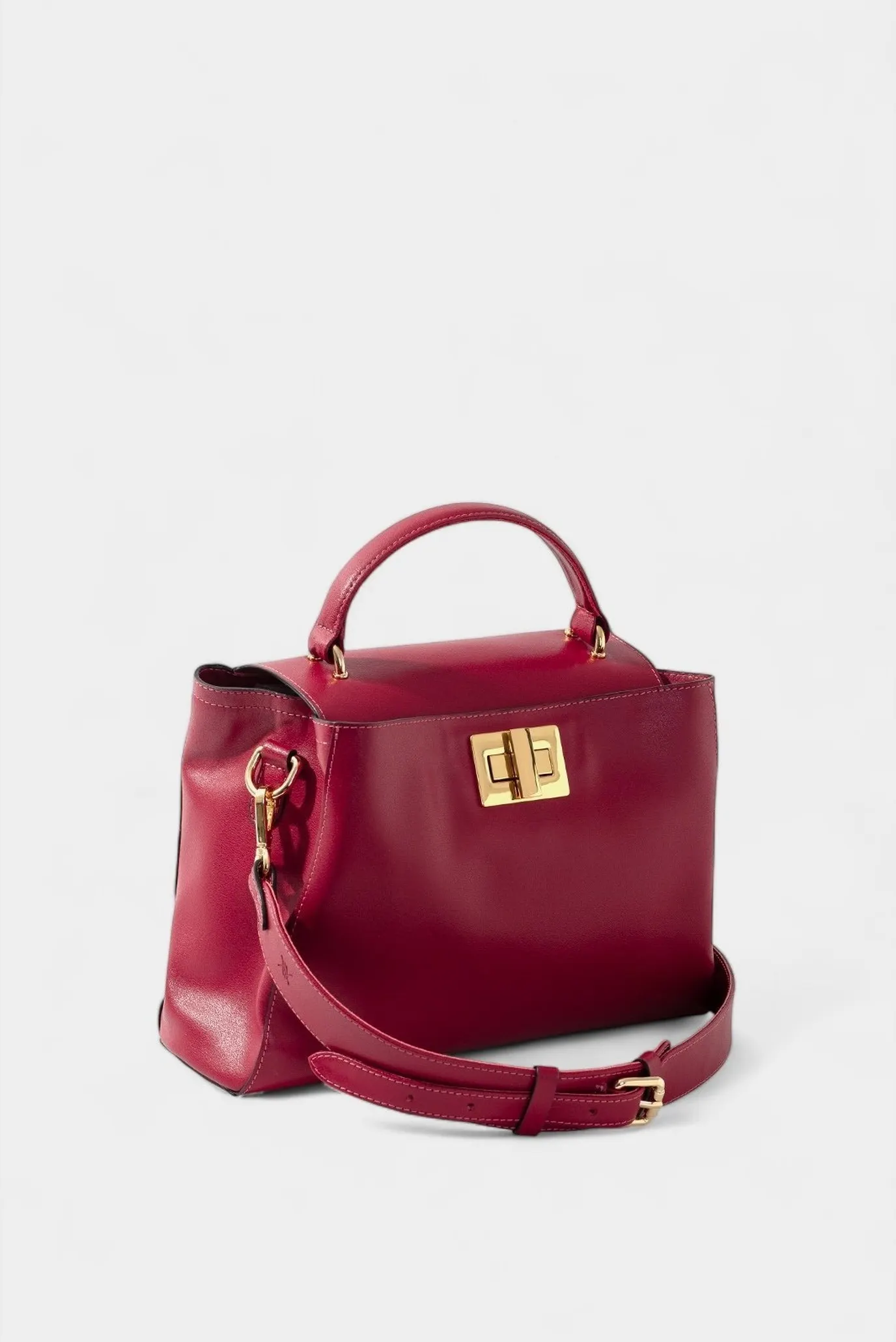 Жіноча малинова сумка 4