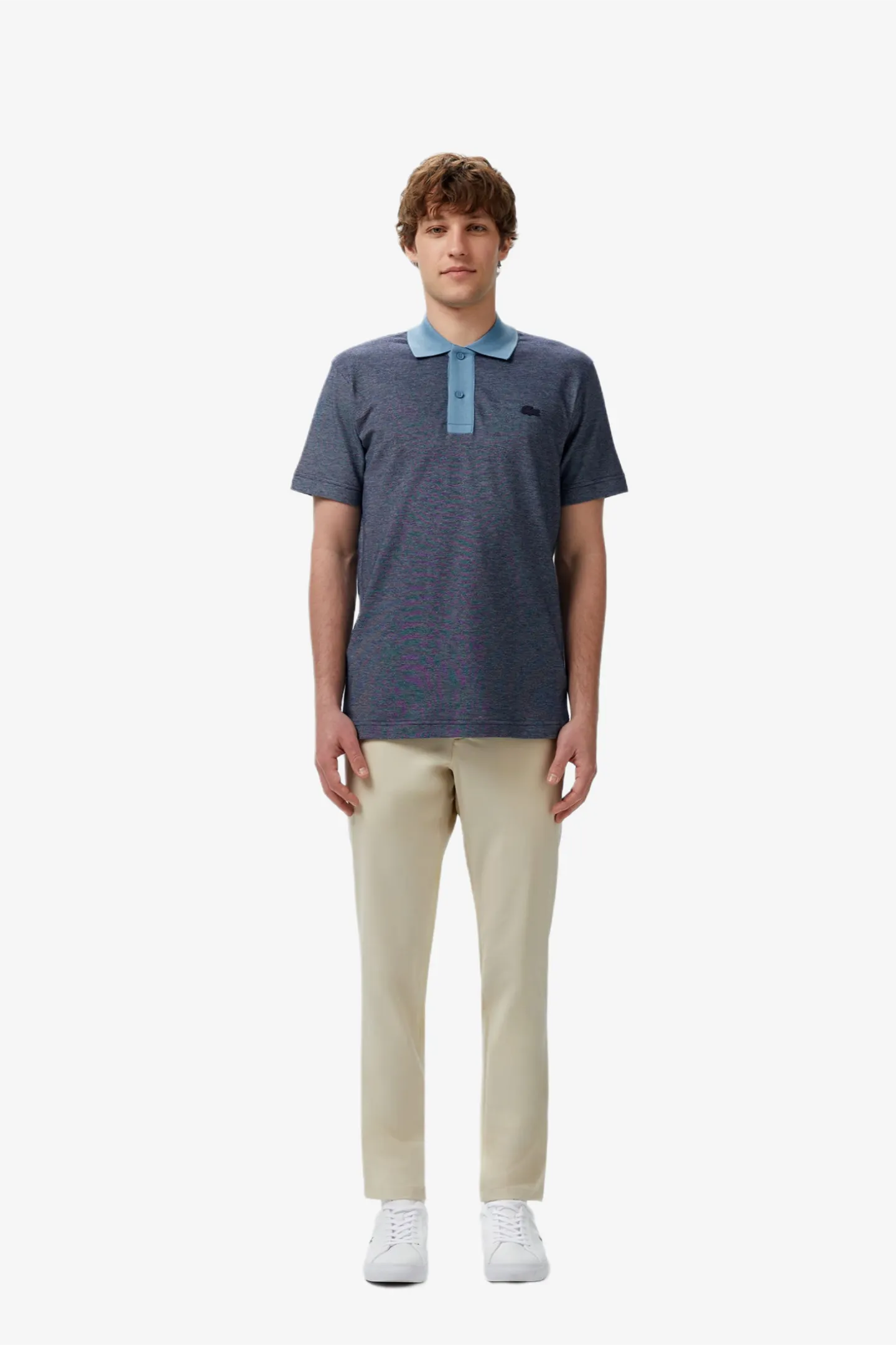 Чоловіче синє поло 3