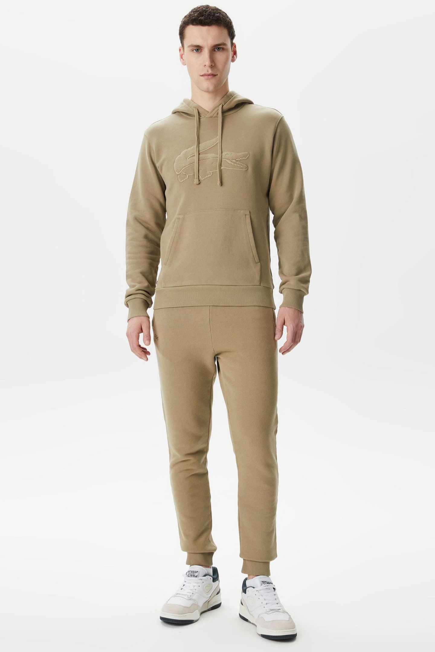 Мужские бежевые спортивные штаны Бежевый L-XL Lacoste XH0407CB8 Мужские бежевые спортивные штаны Бежевый L-XL Lacoste XH0407CB8
