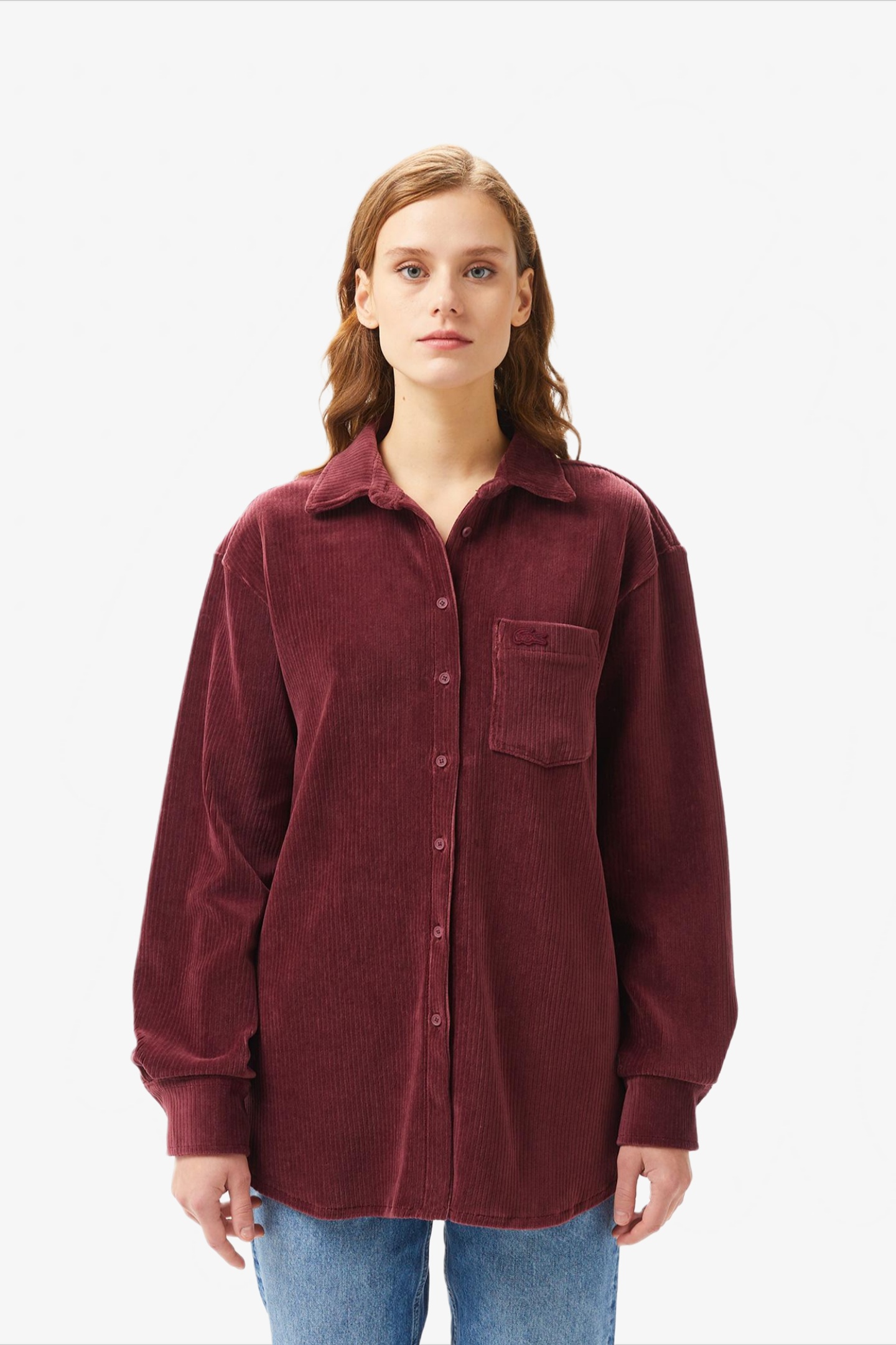 Женская белая рубашка Белый 34 Lacoste CF2523BZD Женская белая рубашка Белый 34 Lacoste CF2523BZD