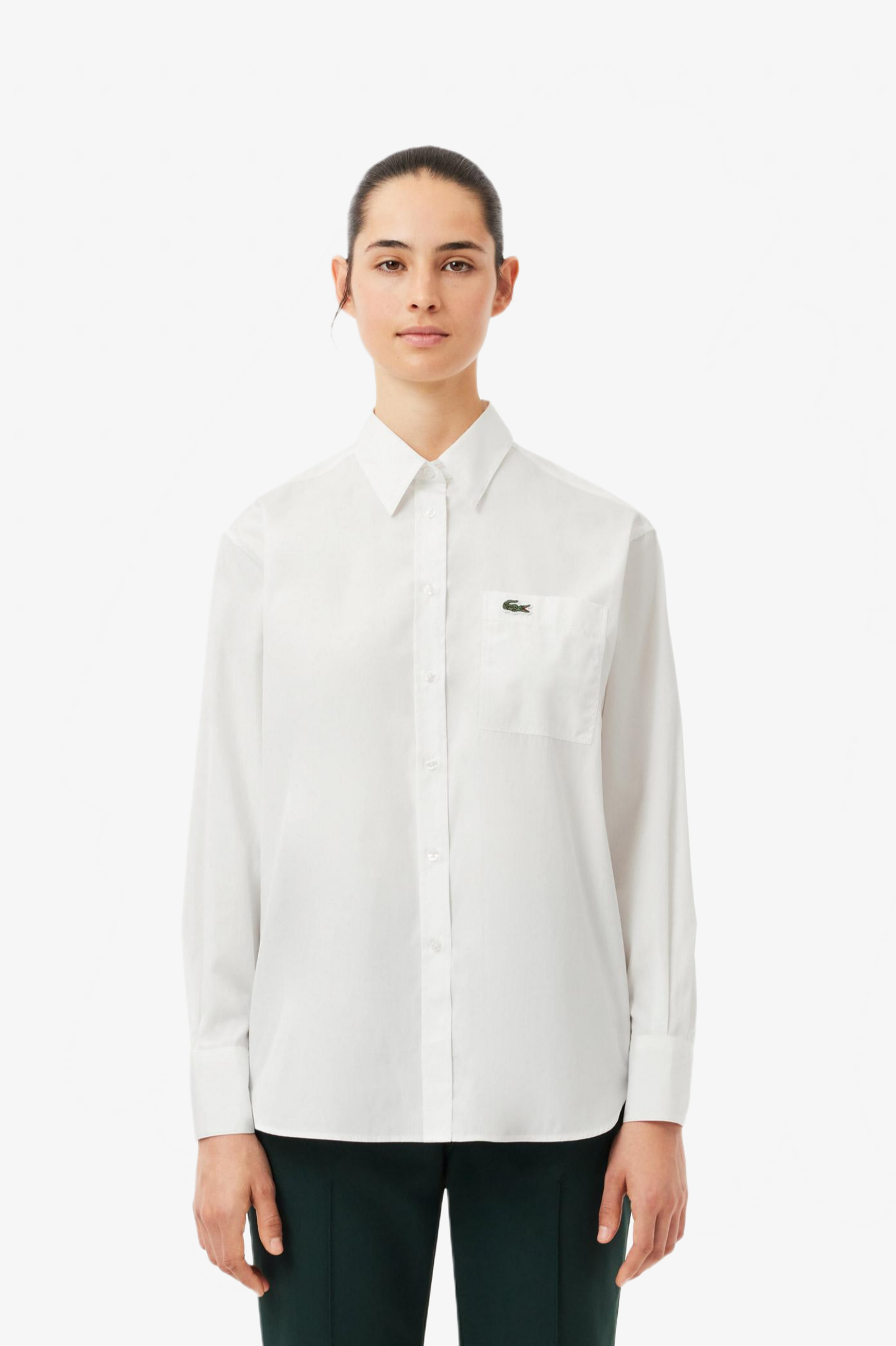 Женская белая рубашка Белый 34 Lacoste CF770670V Женская белая рубашка Белый 34 Lacoste CF770670V