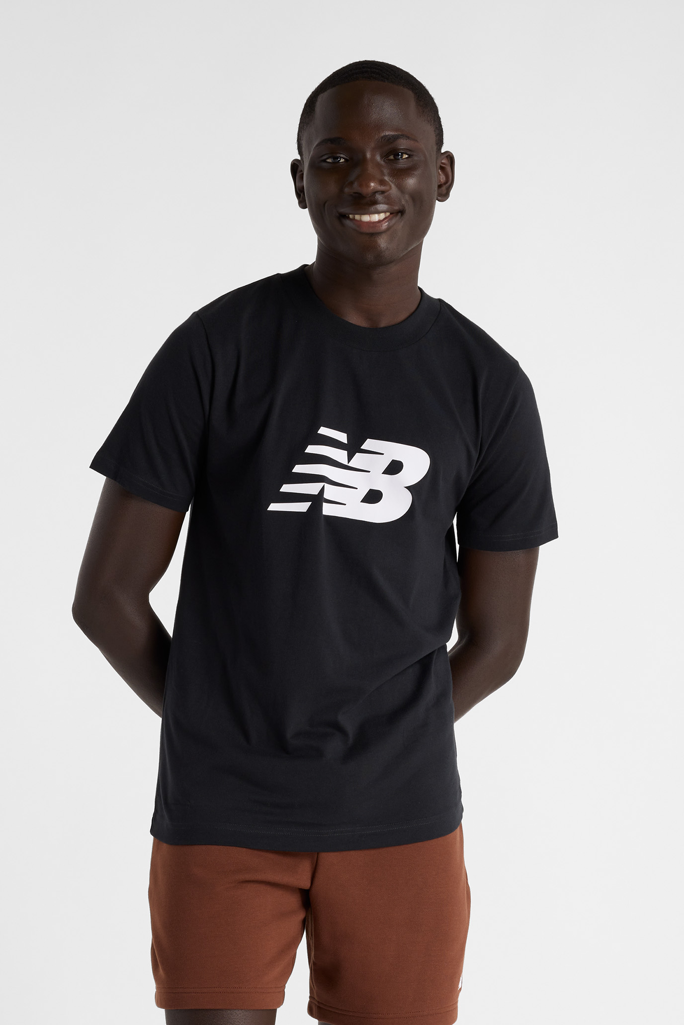 Футболка Sport Jersey Logo Черный XXL New Balance MT43906BK Футболка Sport Jersey Logo Черный XXL New Balance MT43906BK