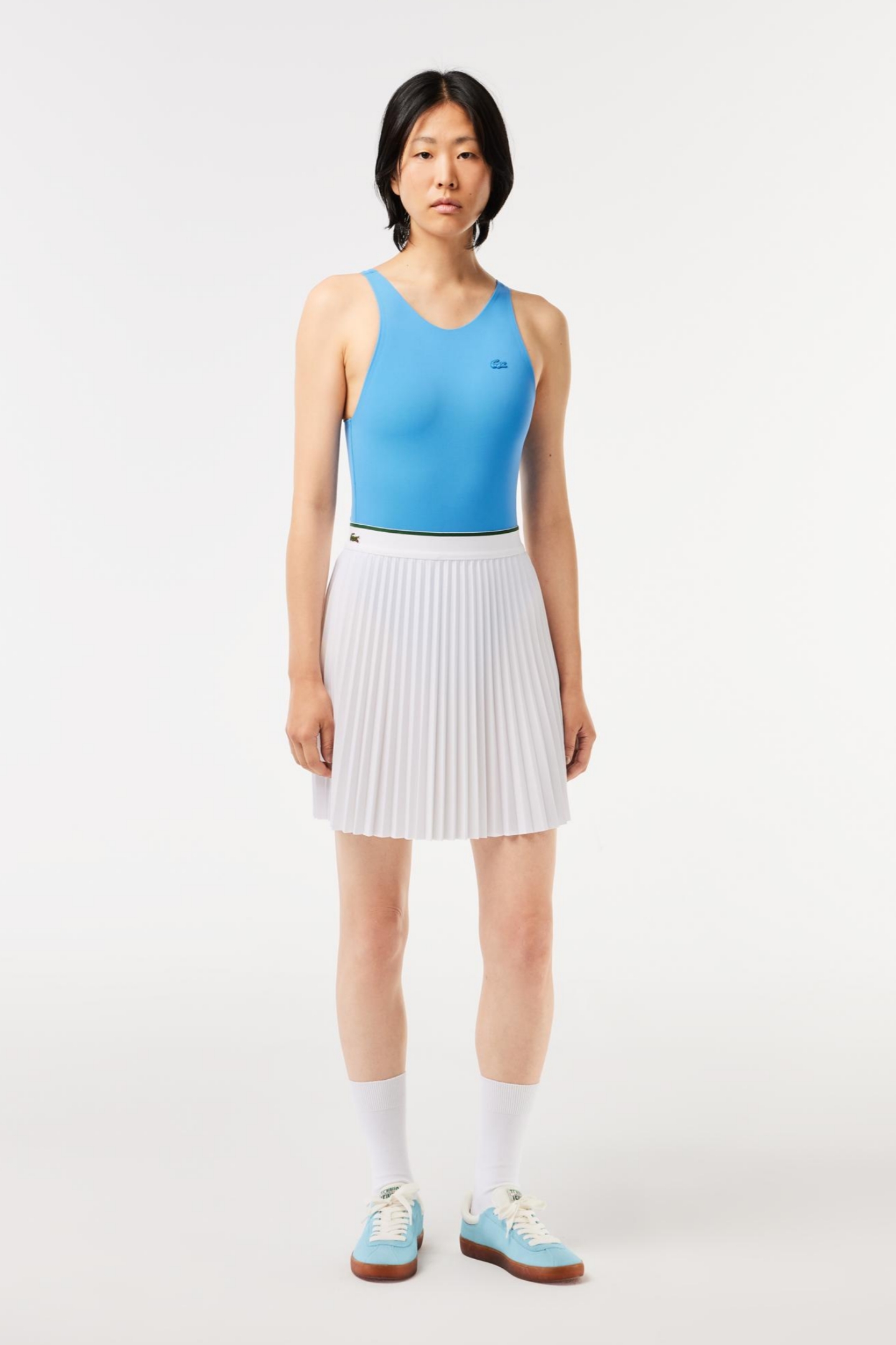 Женская белая юбка Белый L Lacoste JF2701001 Женская белая юбка Белый L Lacoste JF2701001