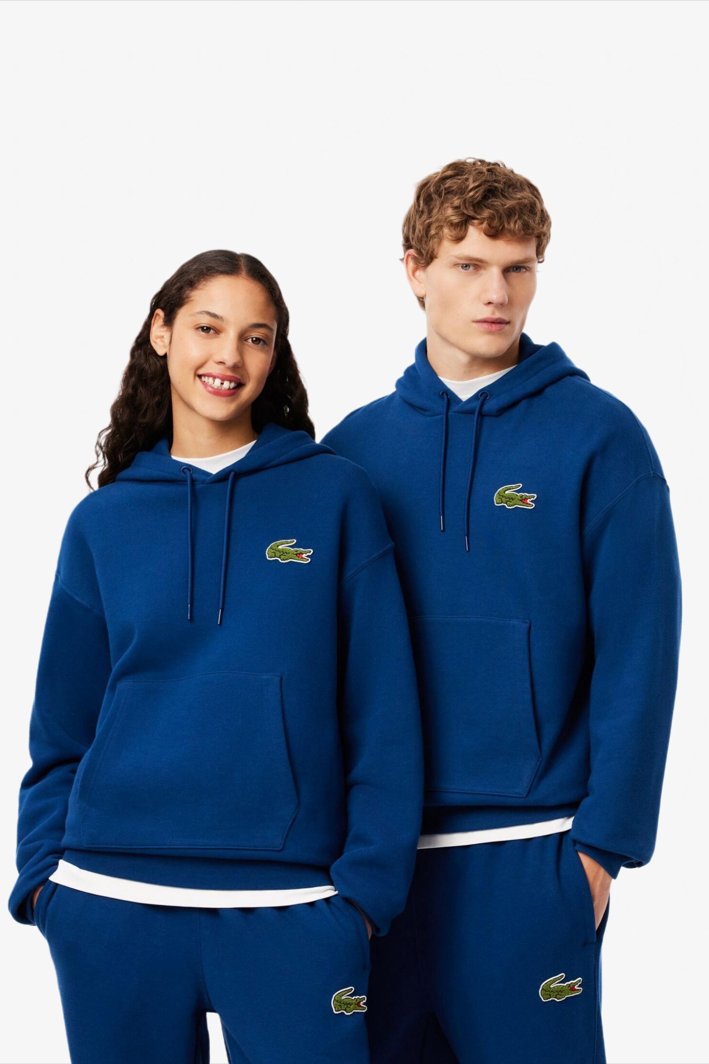 Синяя толстовка (унисекс) Синий M Lacoste SH2754HBM Синяя толстовка (унисекс) Синий M Lacoste SH2754HBM