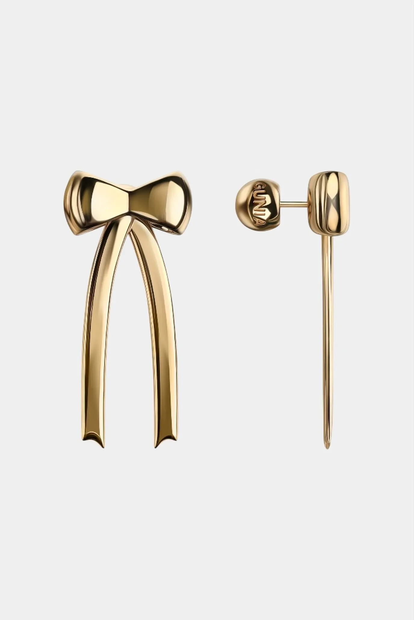 Женские позолоченные серьги 2