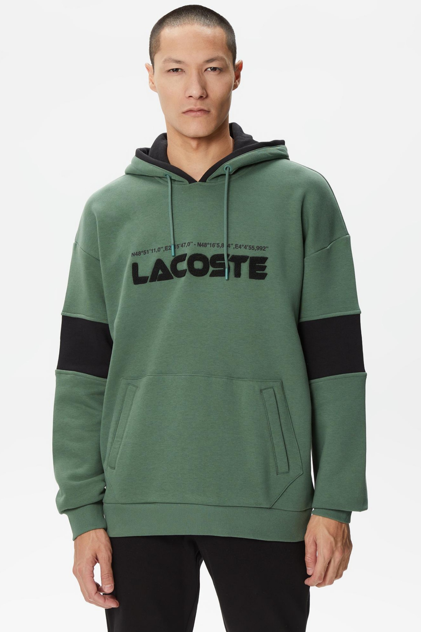 Мужская зеленая толстовка Зеленый M-L Lacoste SH240404Y Мужская зеленая толстовка Зеленый M-L Lacoste SH240404Y