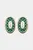 Женские зеленые серьги
