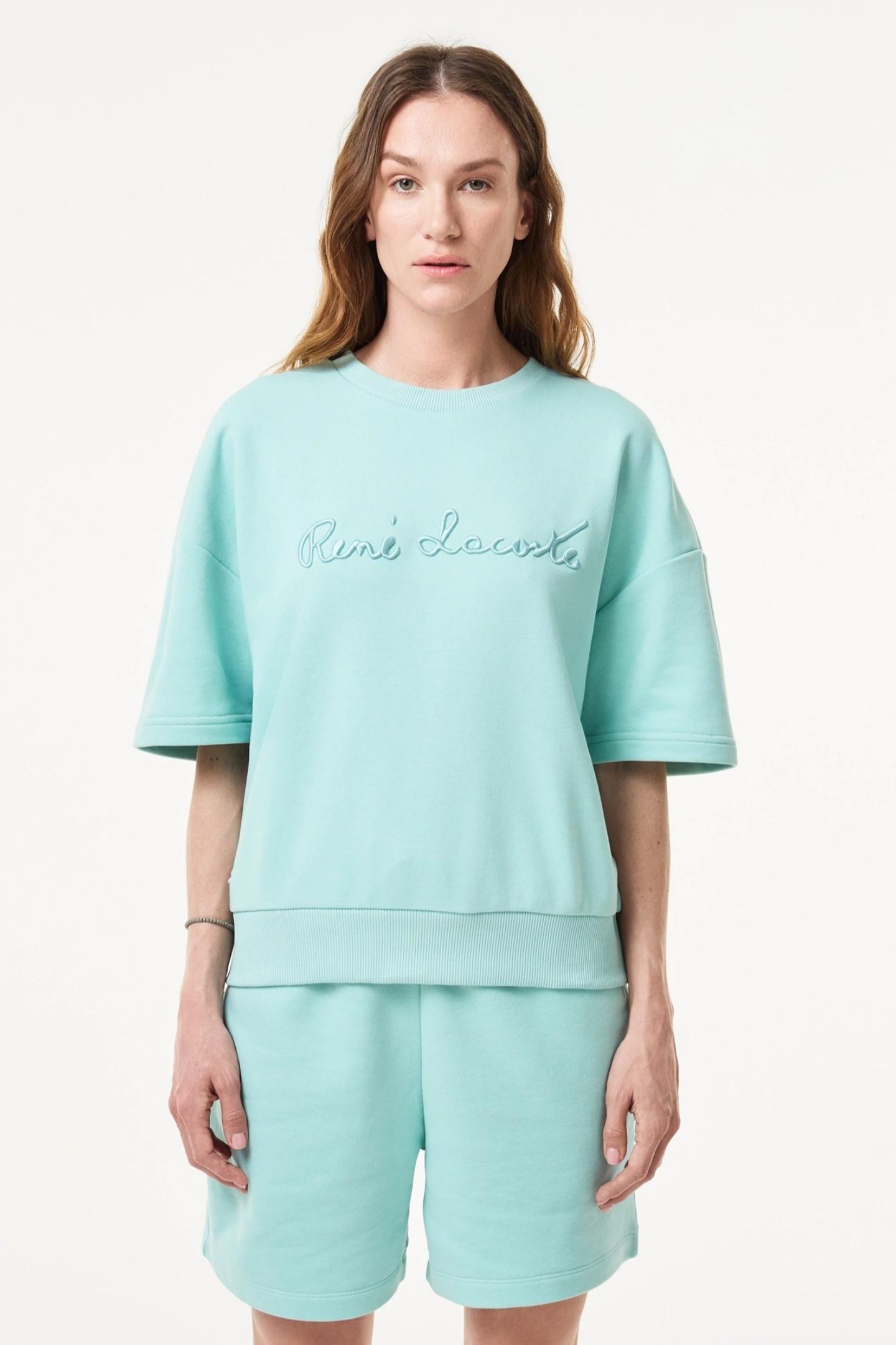 Женская зеленая толстовка Зеленый 38 Lacoste SF0409LGF Женская зеленая толстовка Зеленый 38 Lacoste SF0409LGF