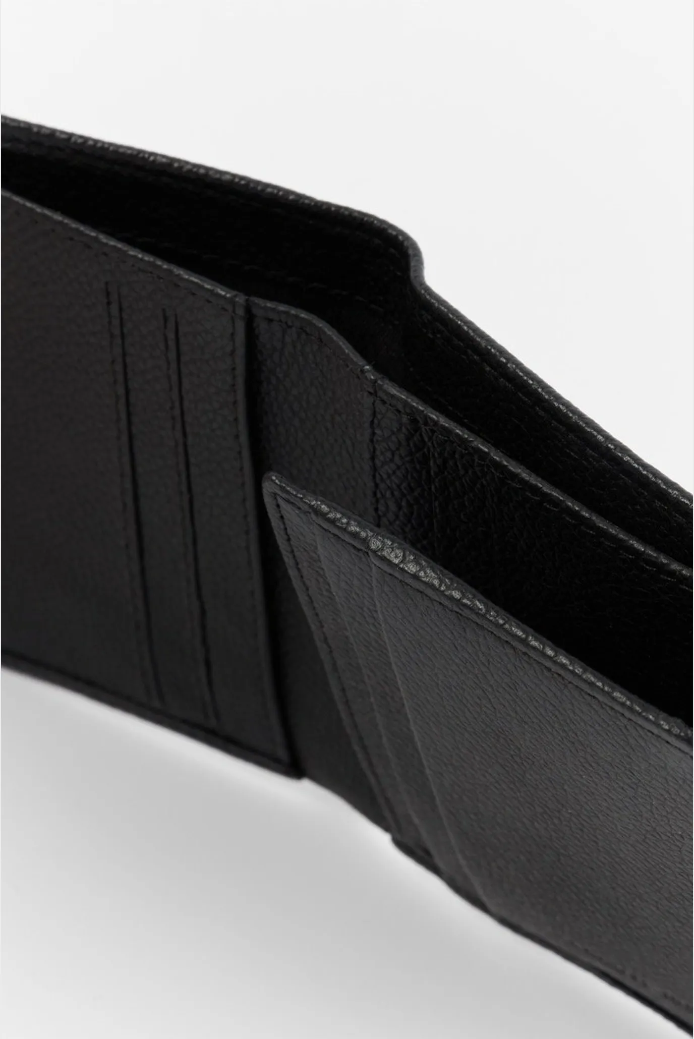 Мужской черный кошелек 2