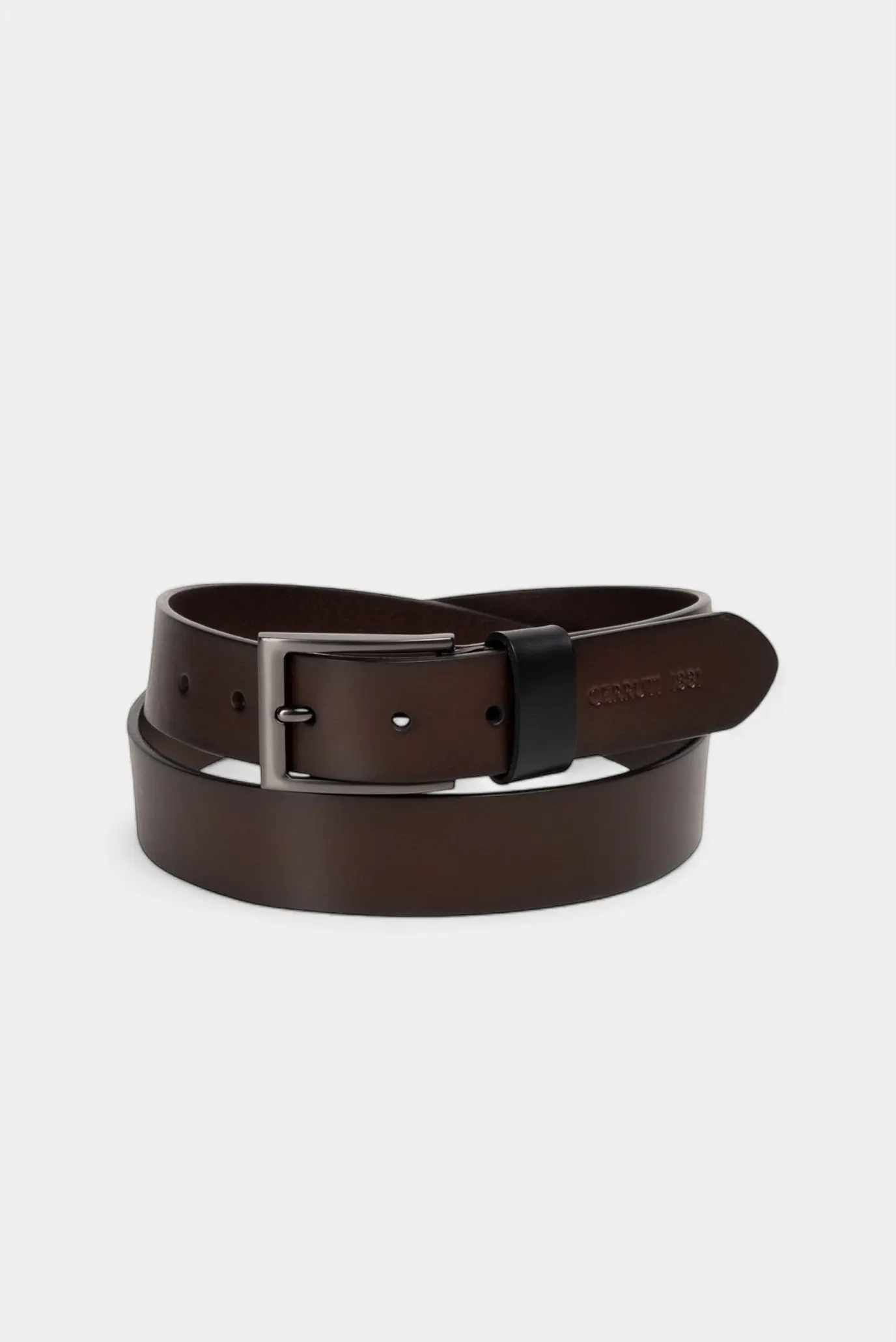 Чоловічий коричневий ремінь 1