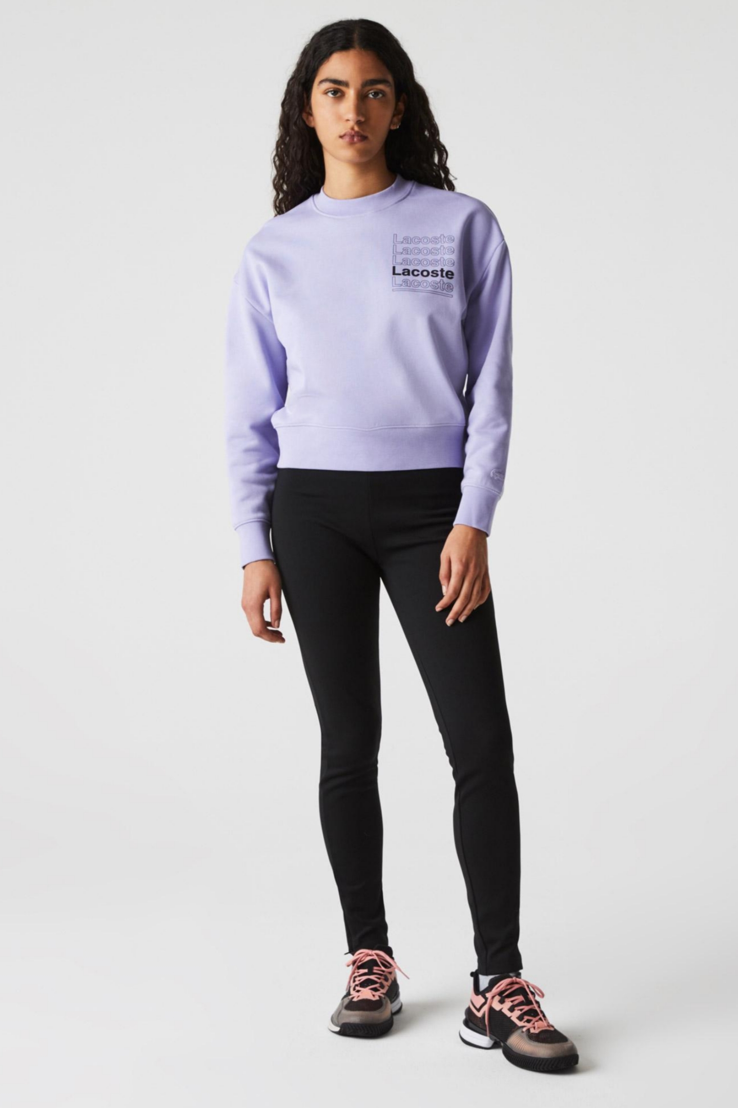 Женская фиолетовая толстовка. Фиолетовый 40 Lacoste SF71213K0 Женская фиолетовая толстовка. Фиолетовый 40 Lacoste SF71213K0