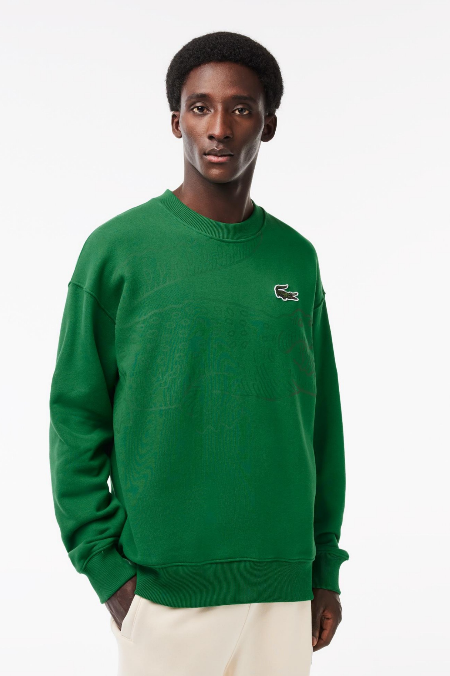 Мужская зеленая толстовка Зеленый S Lacoste SH8248CNQ Мужская зеленая толстовка Зеленый S Lacoste SH8248CNQ